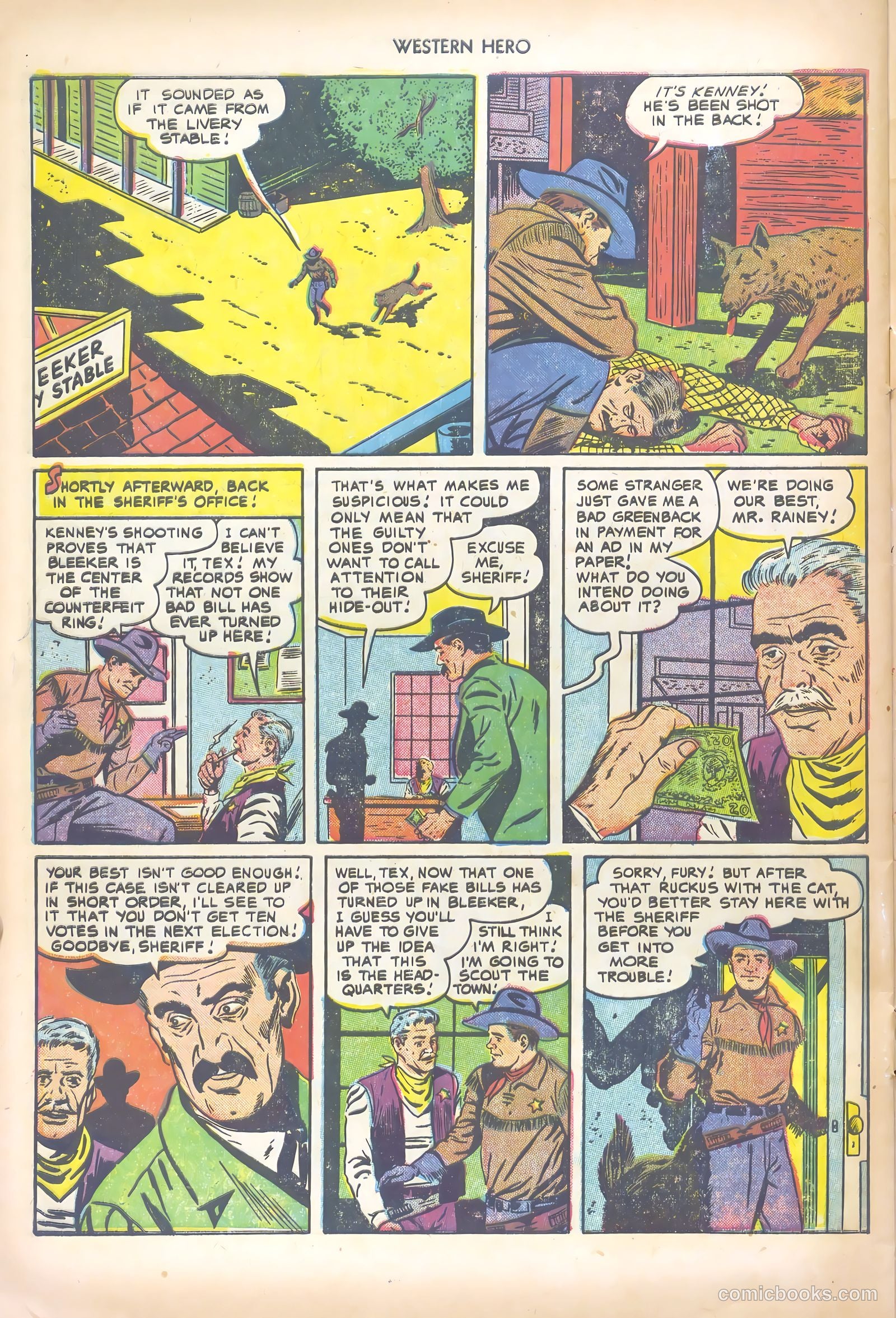Western Hero #109 (1951) — page 32 of 36