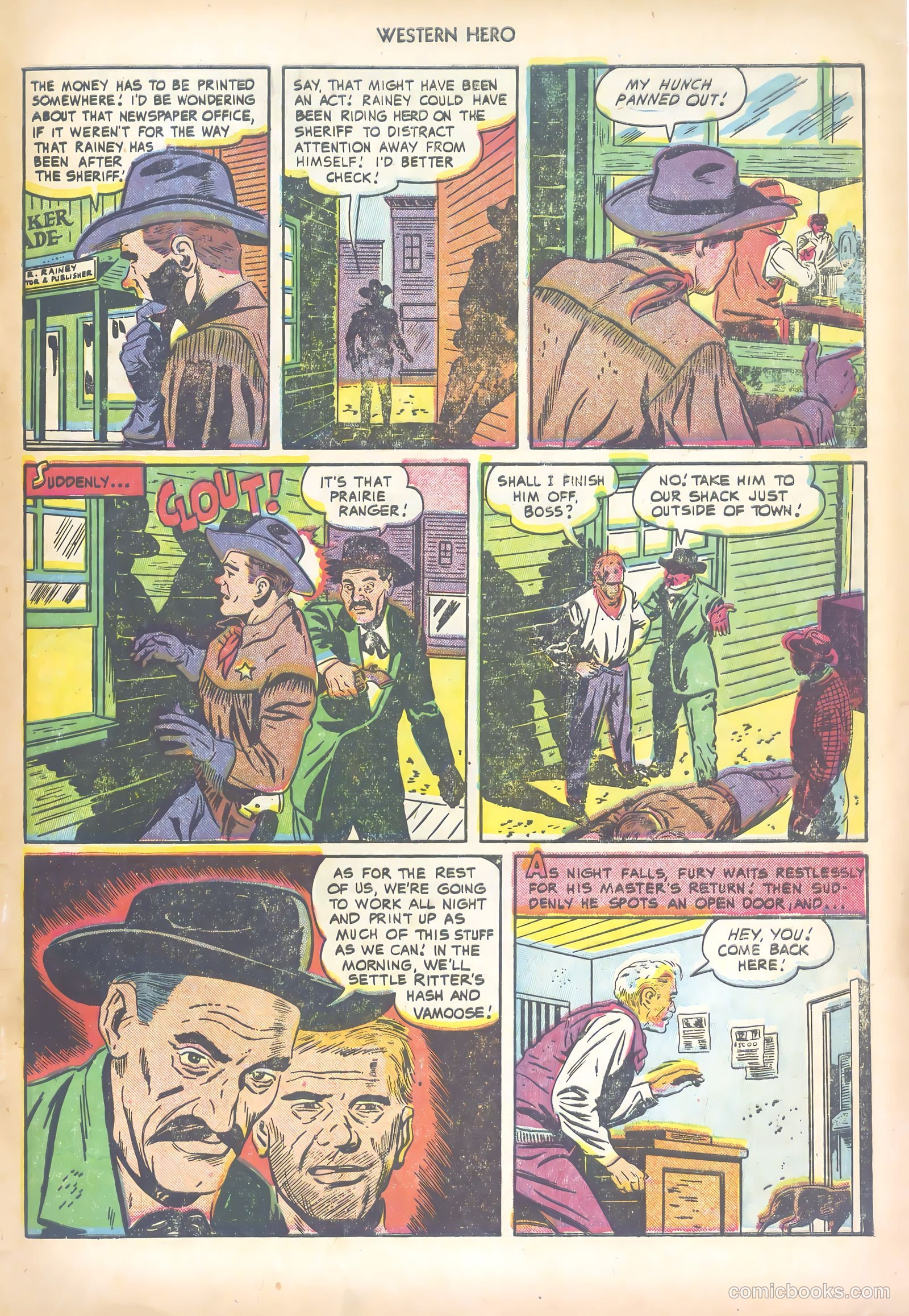 Western Hero #109 (1951) — page 33 of 36