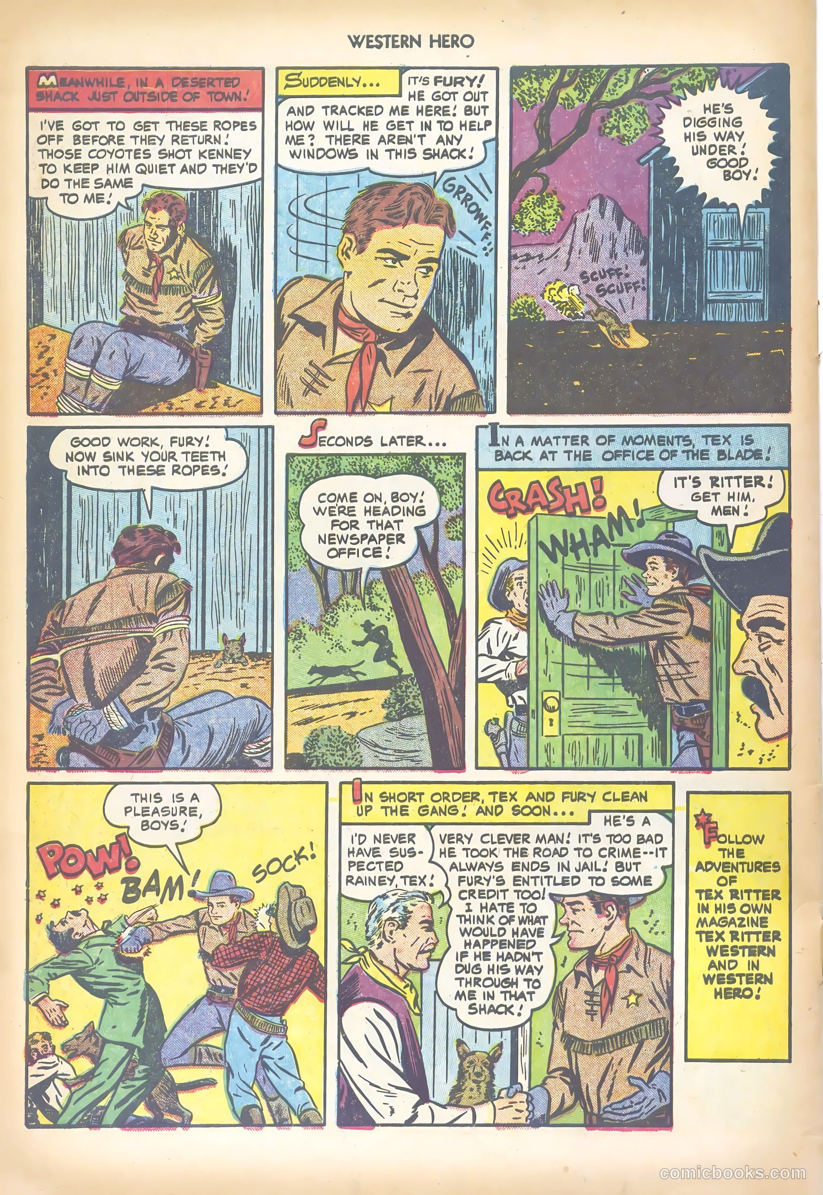 Western Hero #109 (1951) — page 34 of 36
