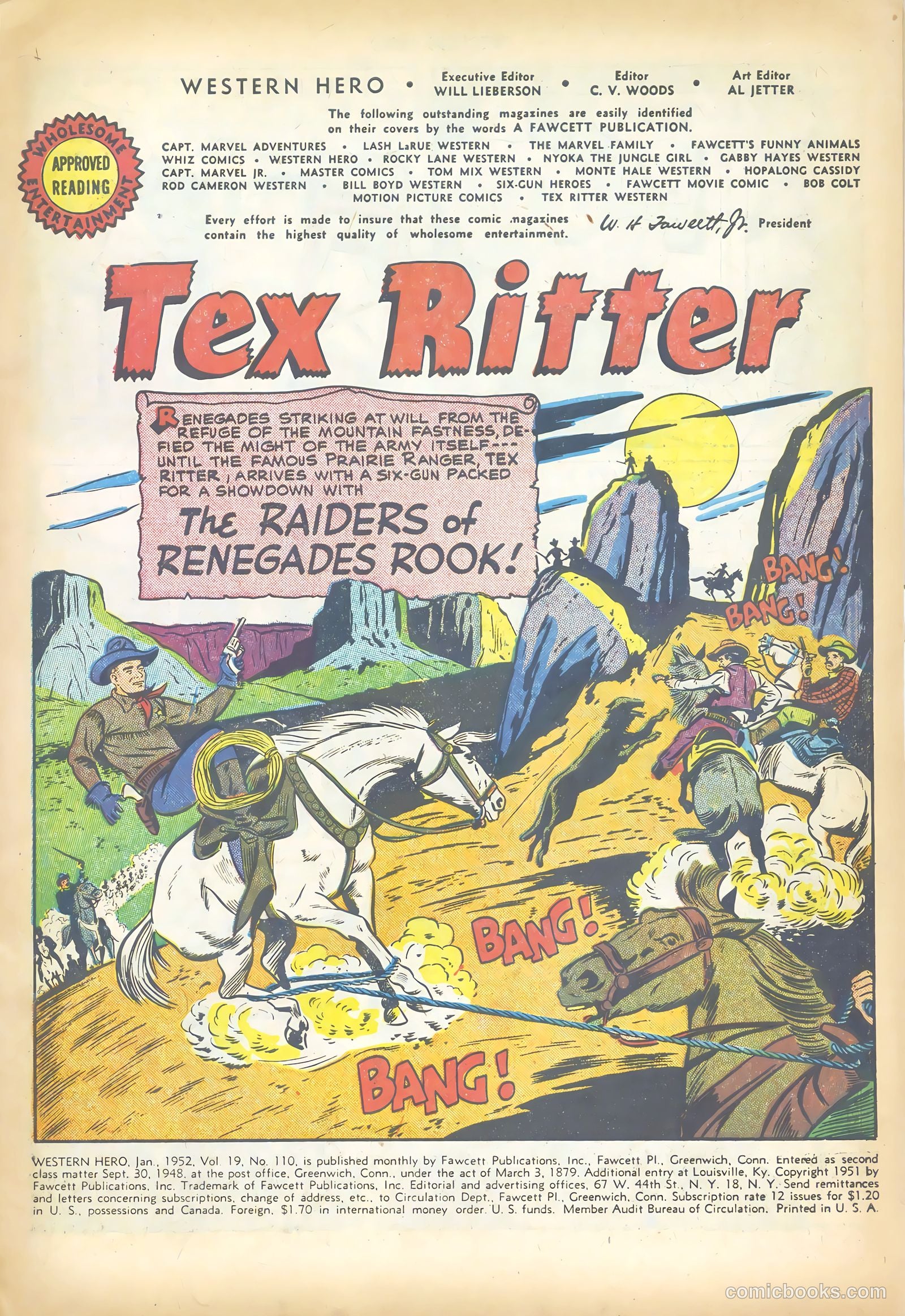Western Hero #110 (1952) — page 3 of 36