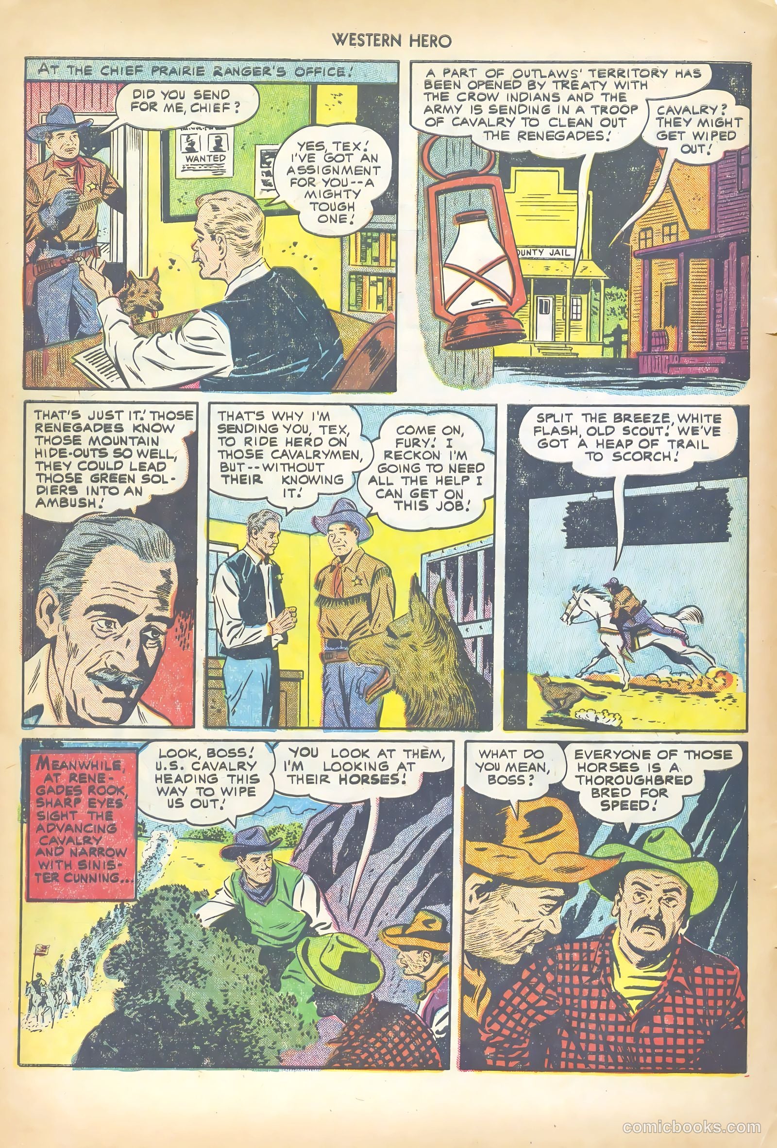 Western Hero #110 (1952) — page 4 of 36