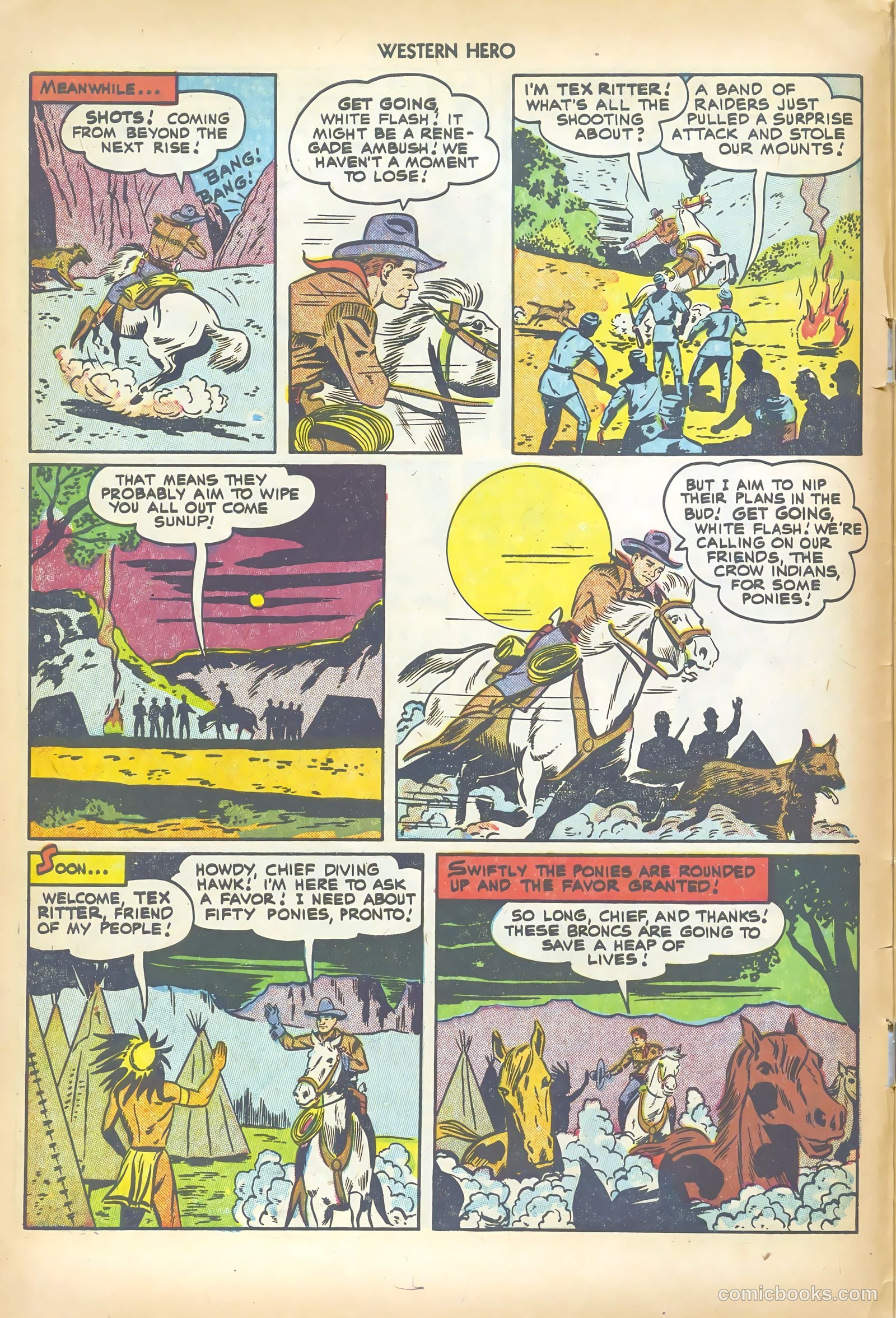 Western Hero #110 (1952) — page 6 of 36