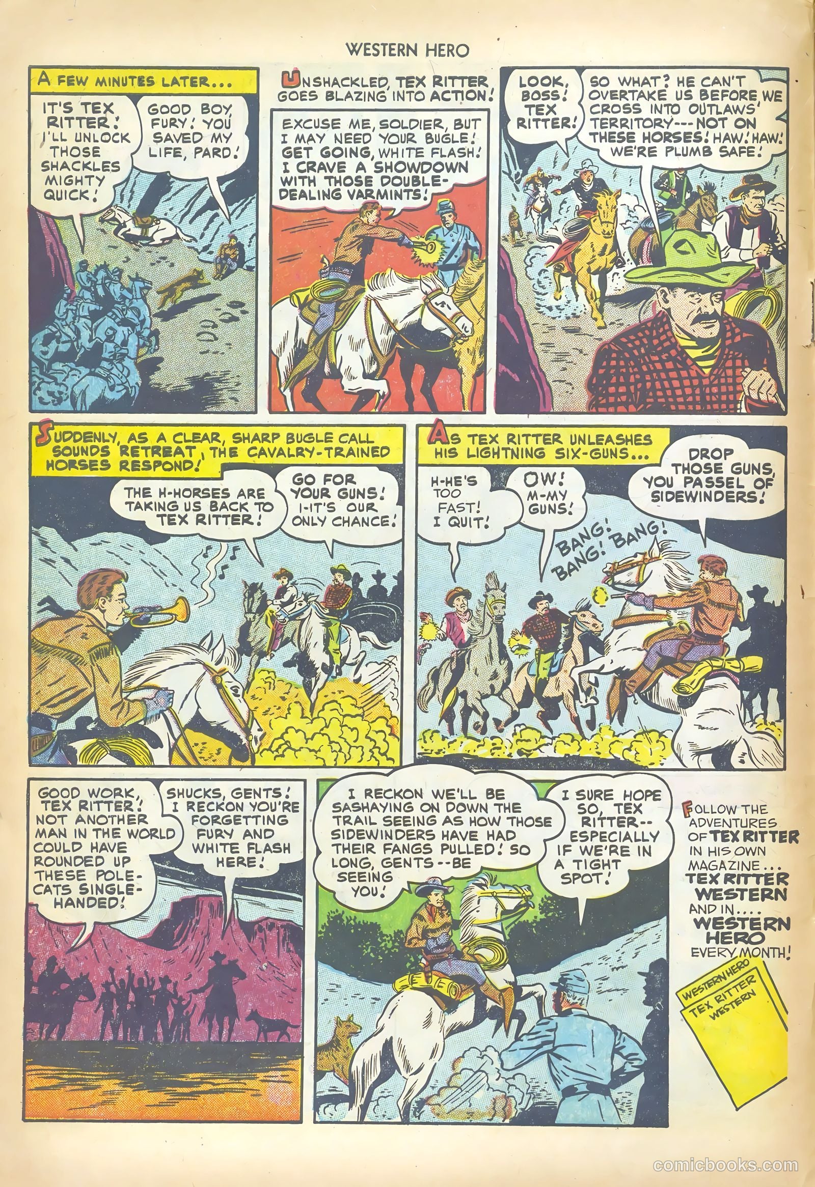 Western Hero #110 (1952) — page 10 of 36