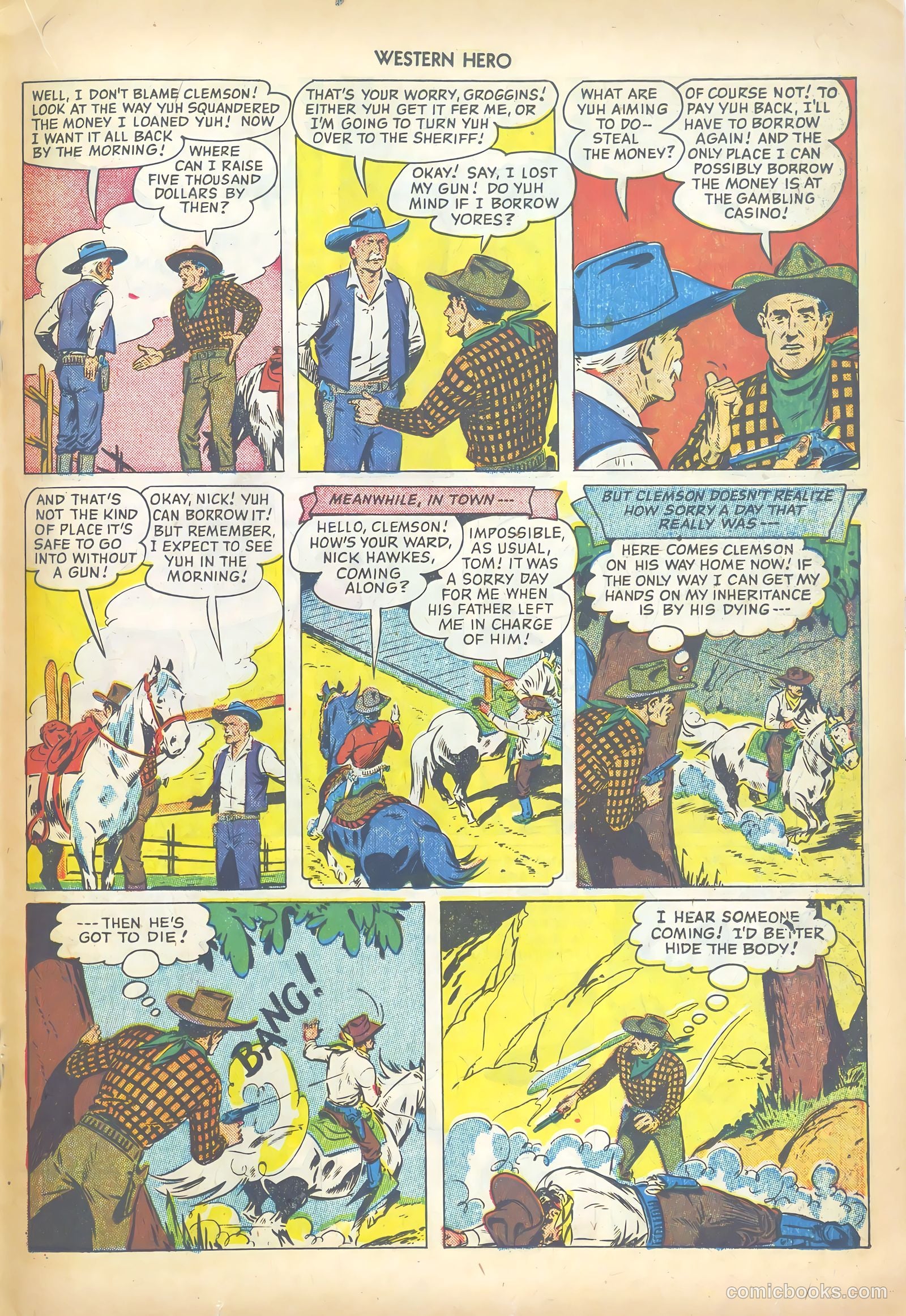 Western Hero #110 (1952) — page 19 of 36