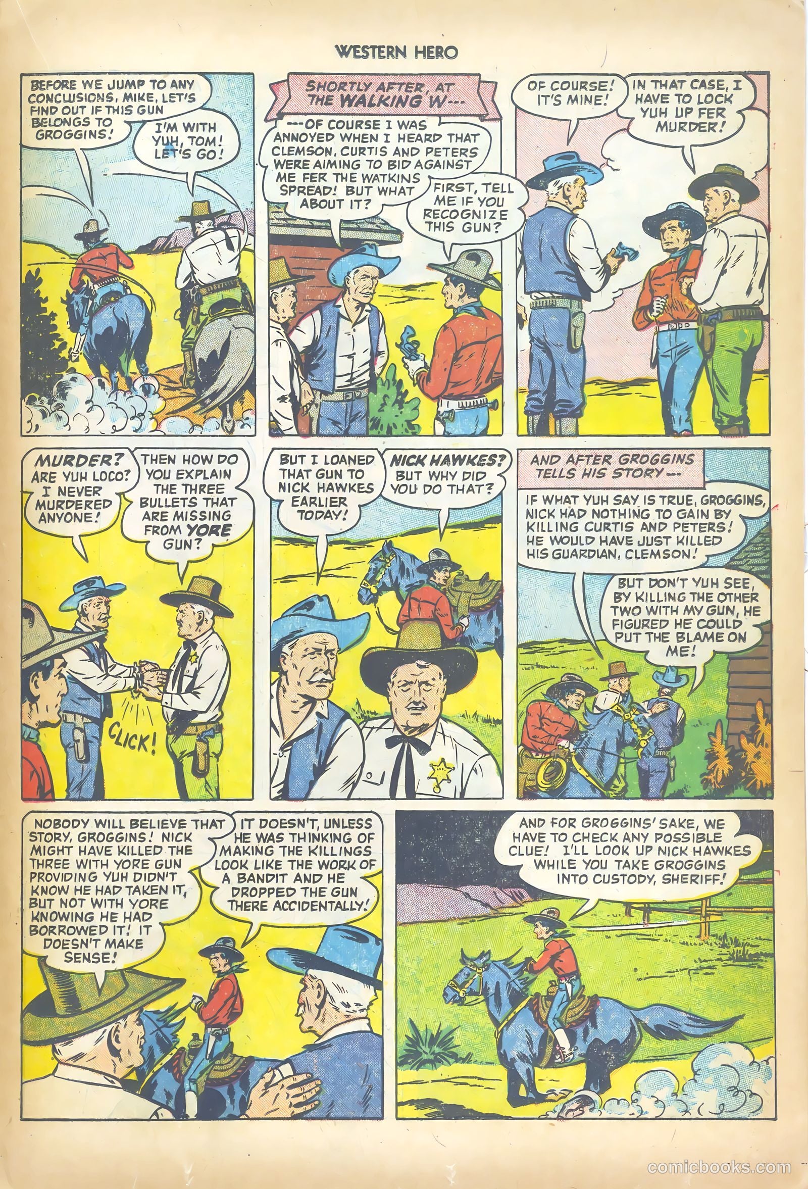 Western Hero #110 (1952) — page 21 of 36