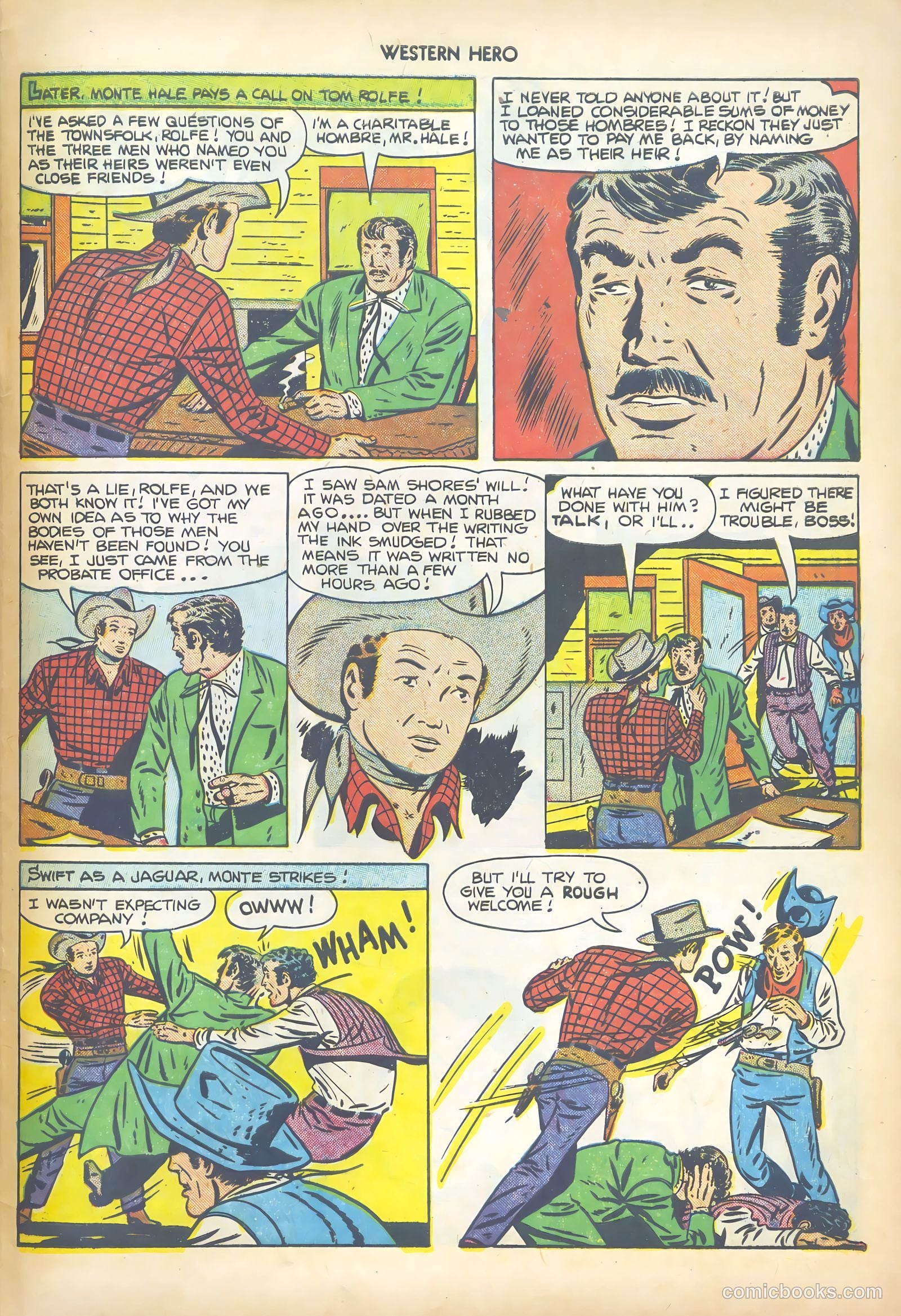 Western Hero #110 (1952) — page 29 of 36