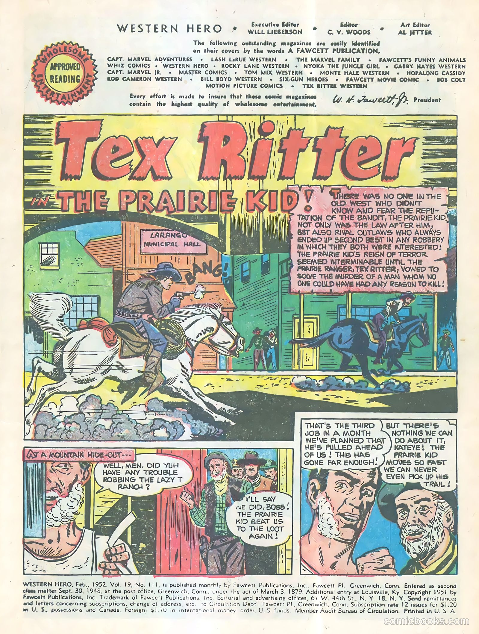 Western Hero #111 (1952) — page 2 of 33