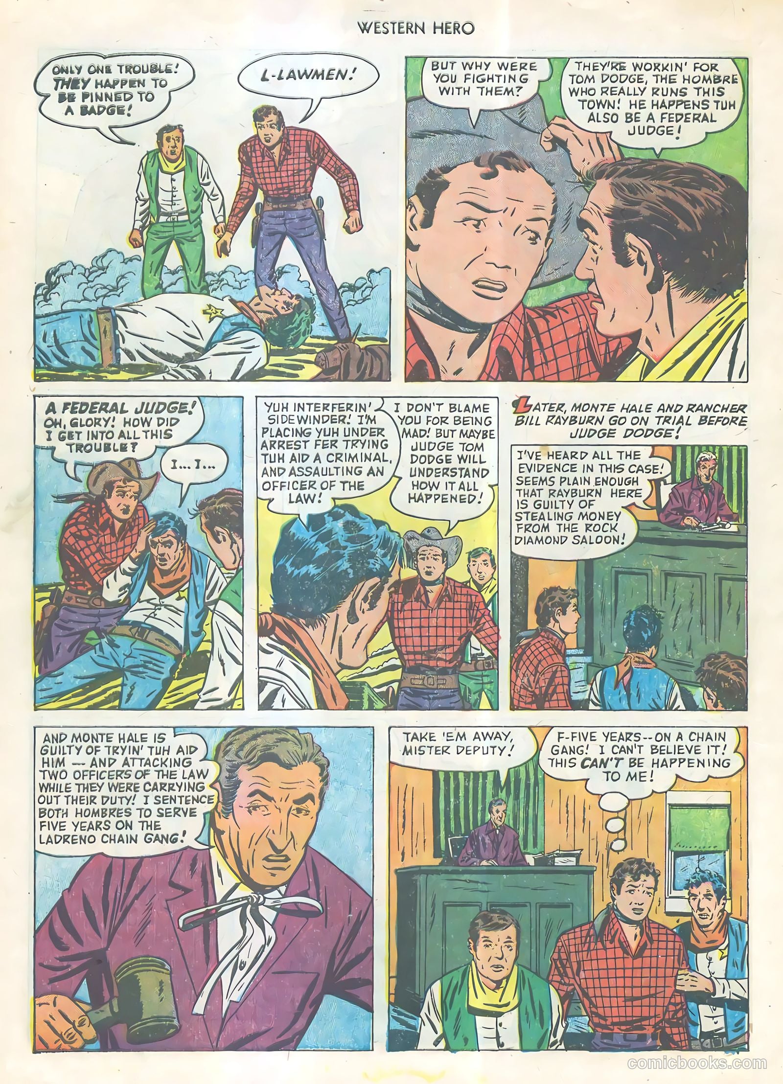 Western Hero #111 (1952) — page 29 of 33