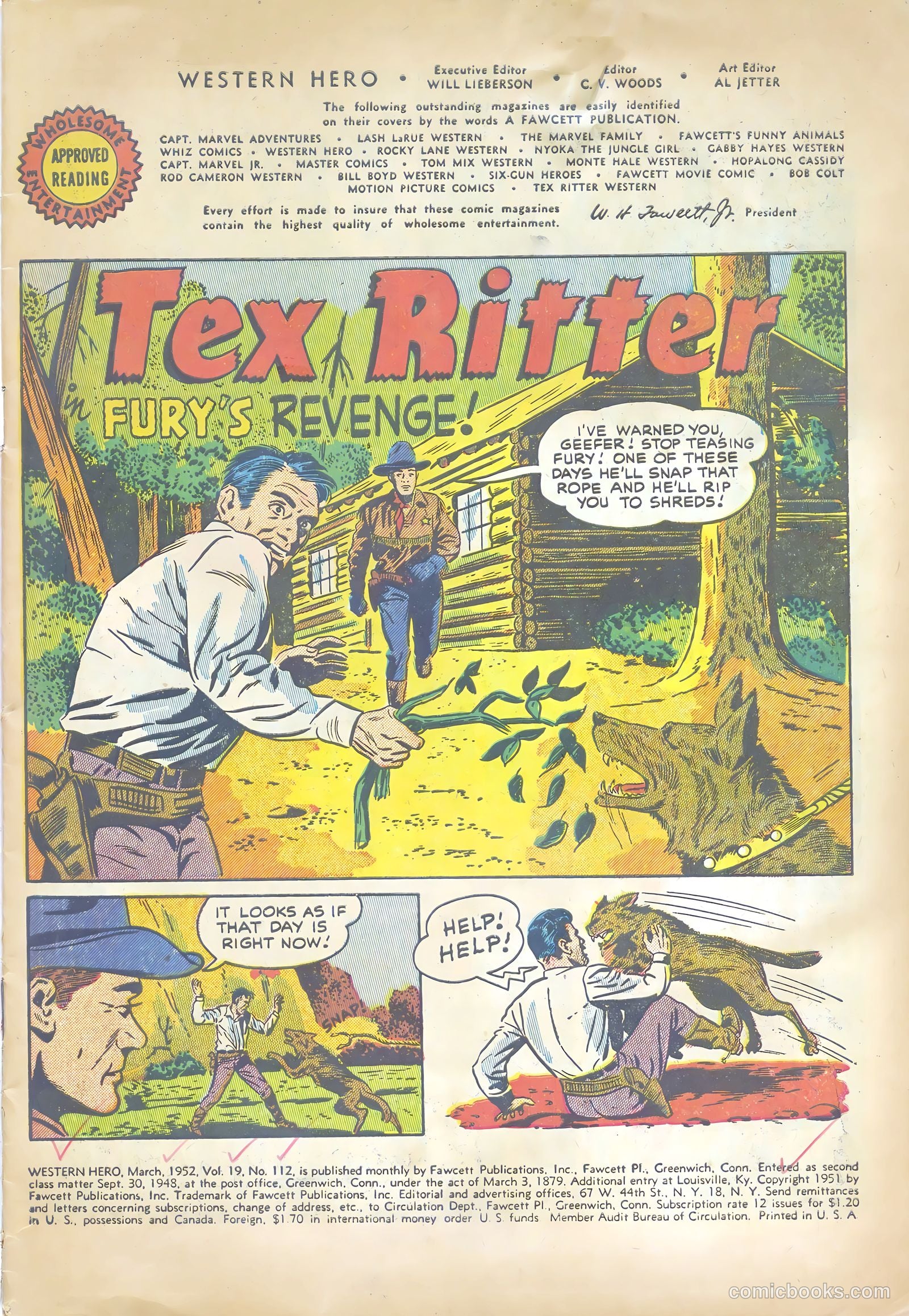 Western Hero #112 (1952) — page 3 of 36