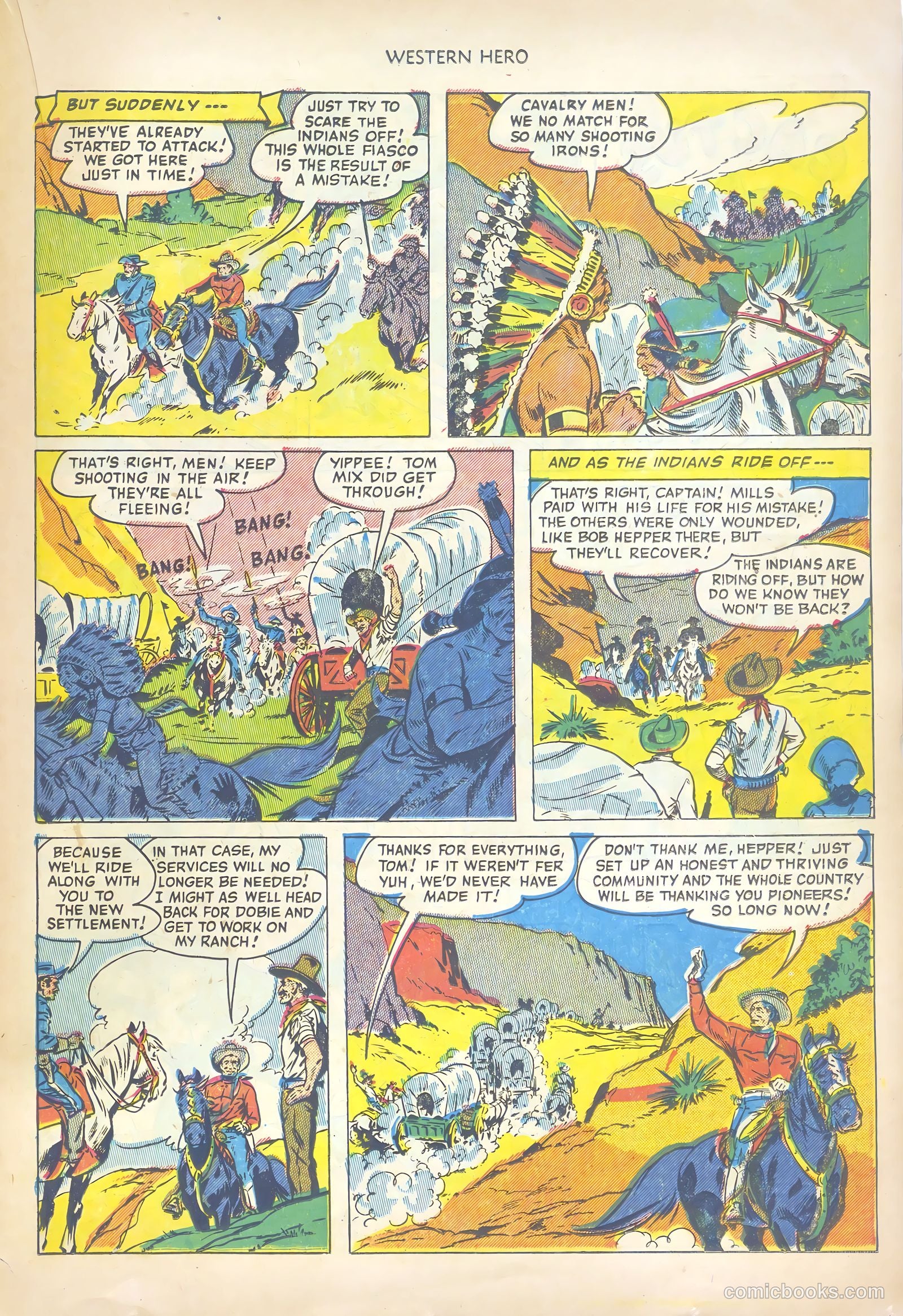 Western Hero #112 (1952) — page 23 of 36