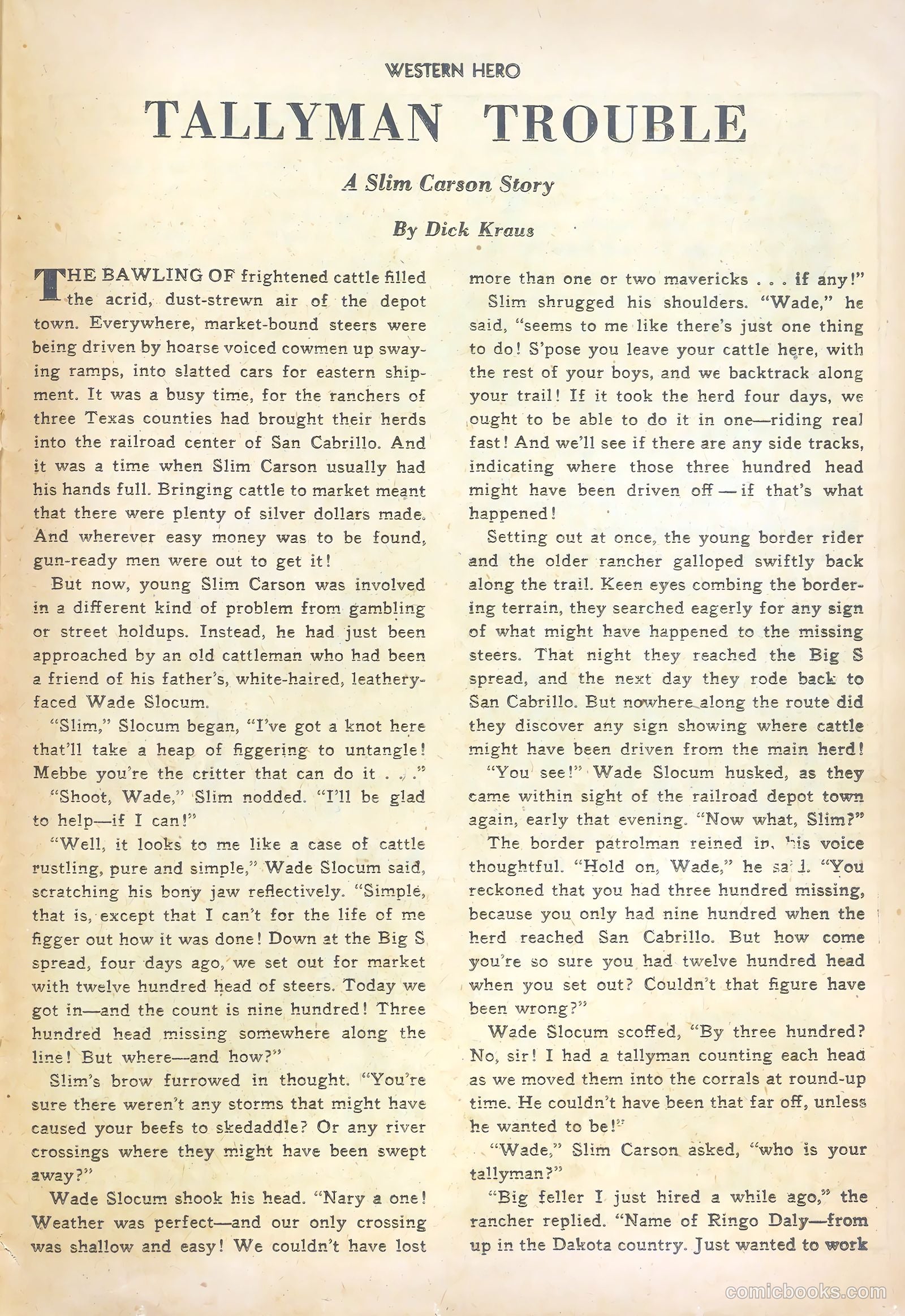 Western Hero #112 (1952) — page 25 of 36
