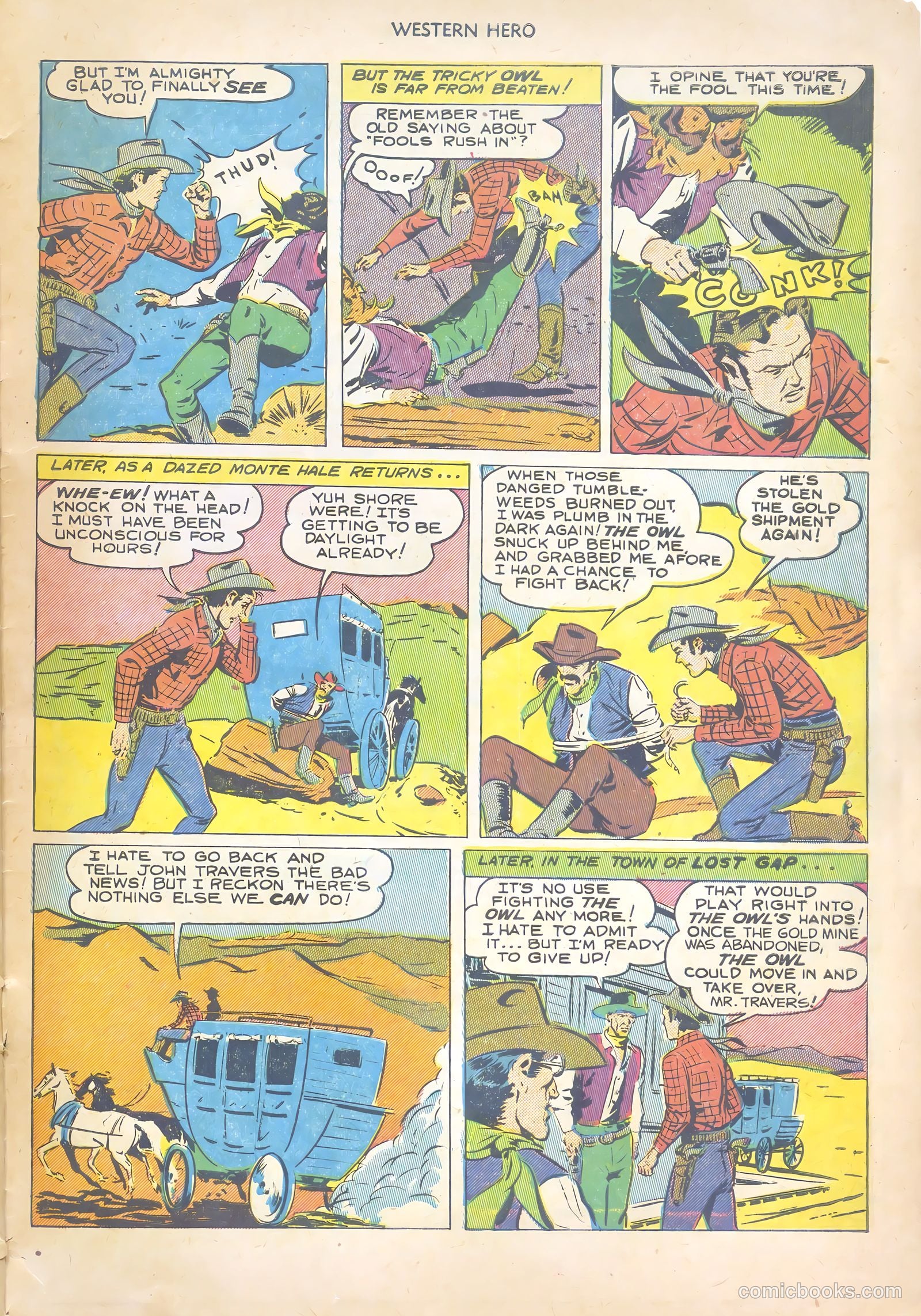Western Hero #112 (1952) — page 33 of 36