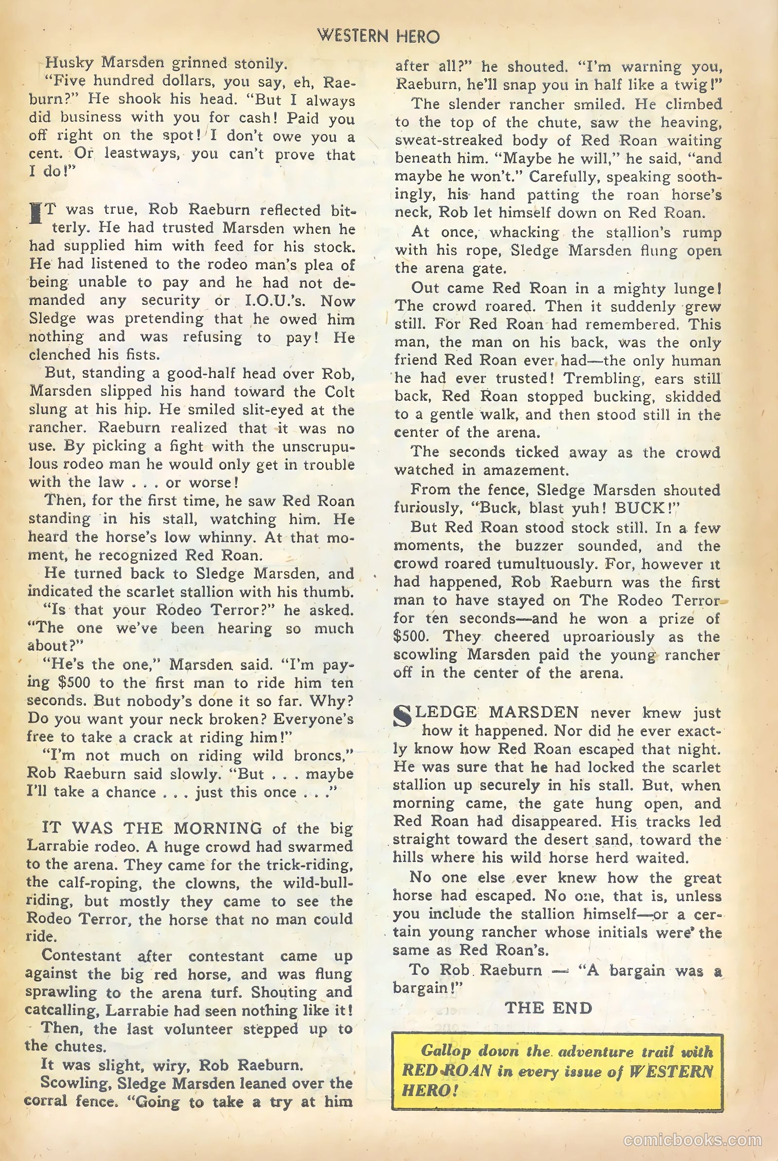 Western Hero #78 (1949) — page 21 of 52