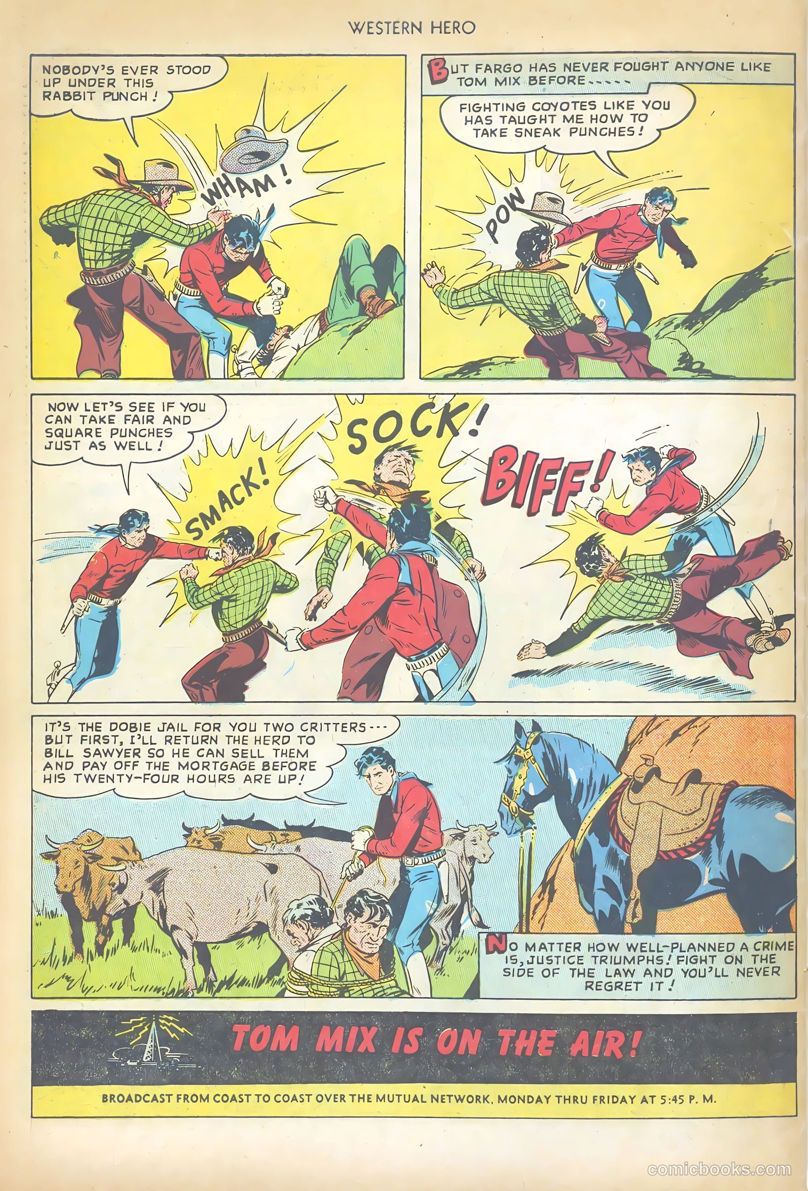 Western Hero #78 (1949) — page 50 of 52