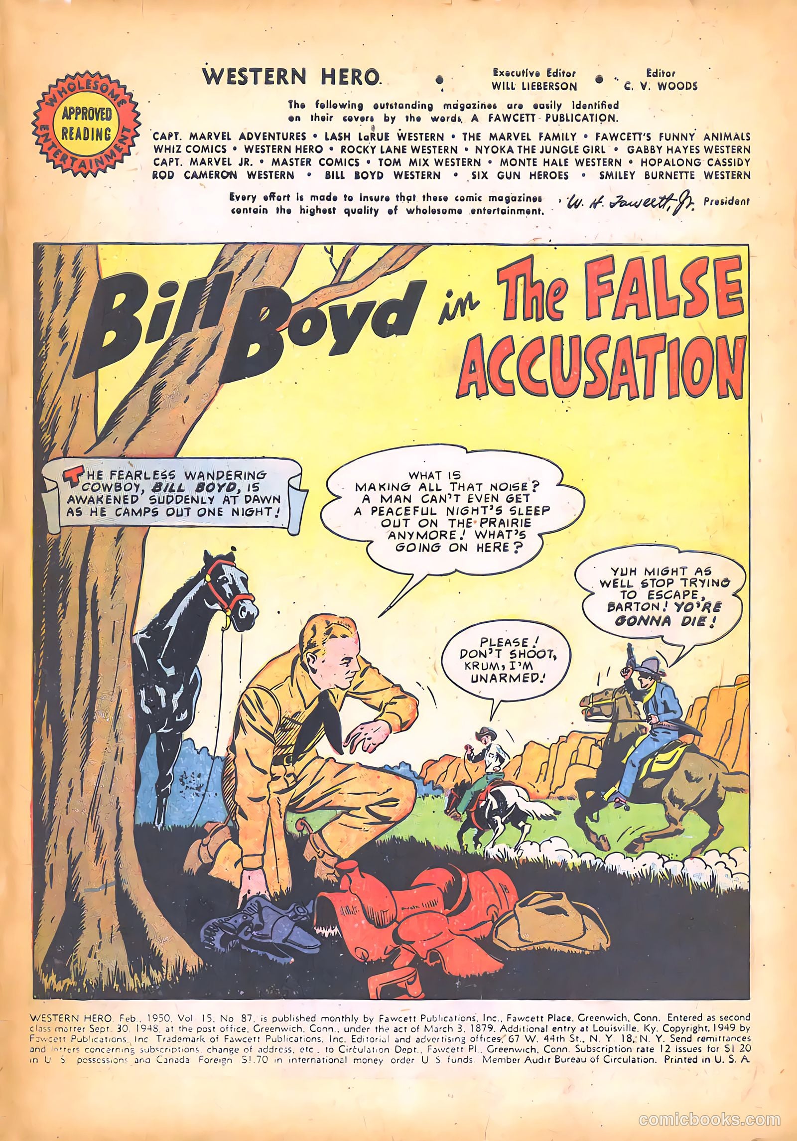 Western Hero #87 (1950) — page 3 of 35