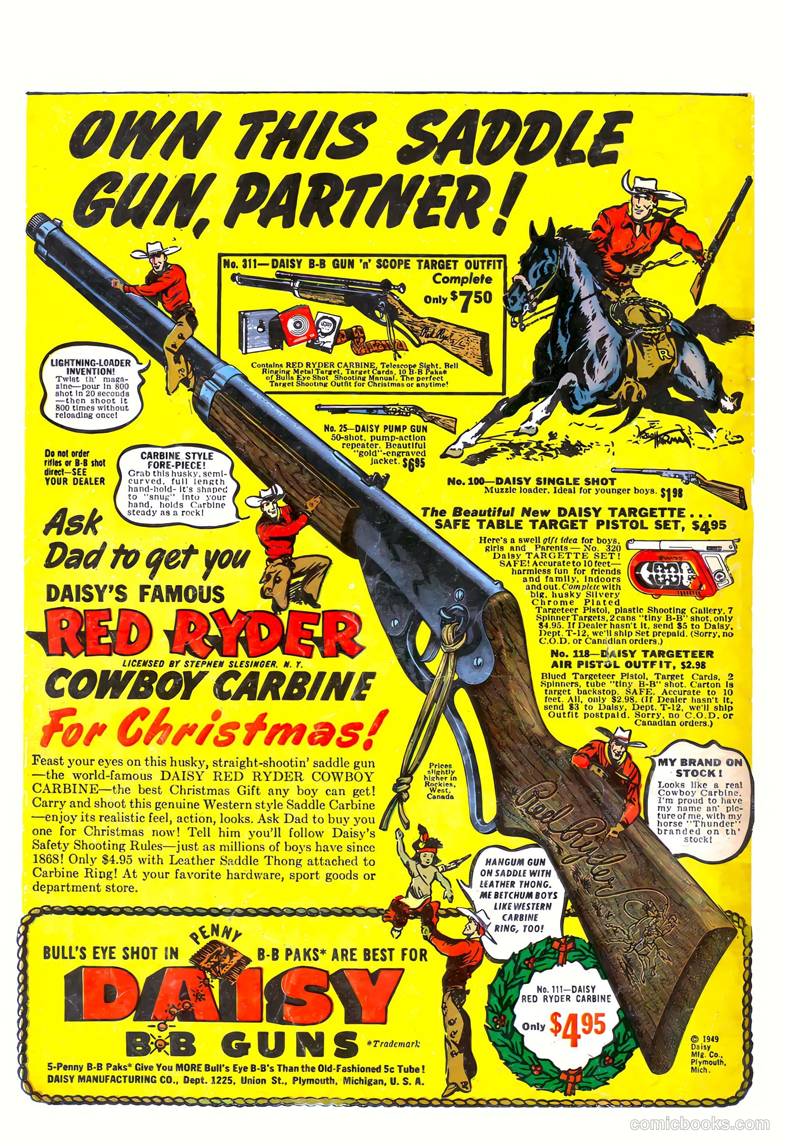 Western Hero #87 (1950) — page 36 of 36