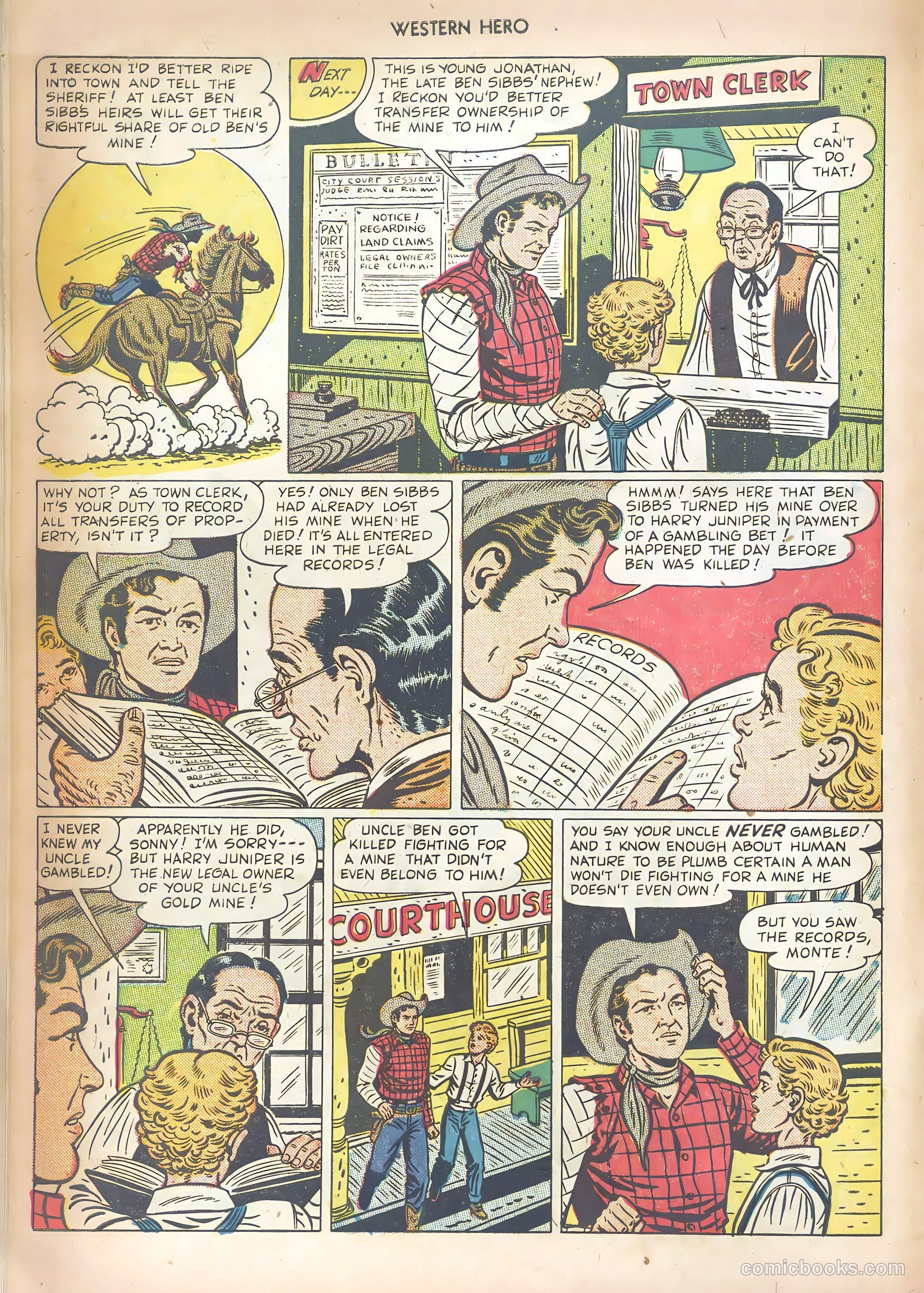 Western Hero #90 (1950) — page 22 of 52