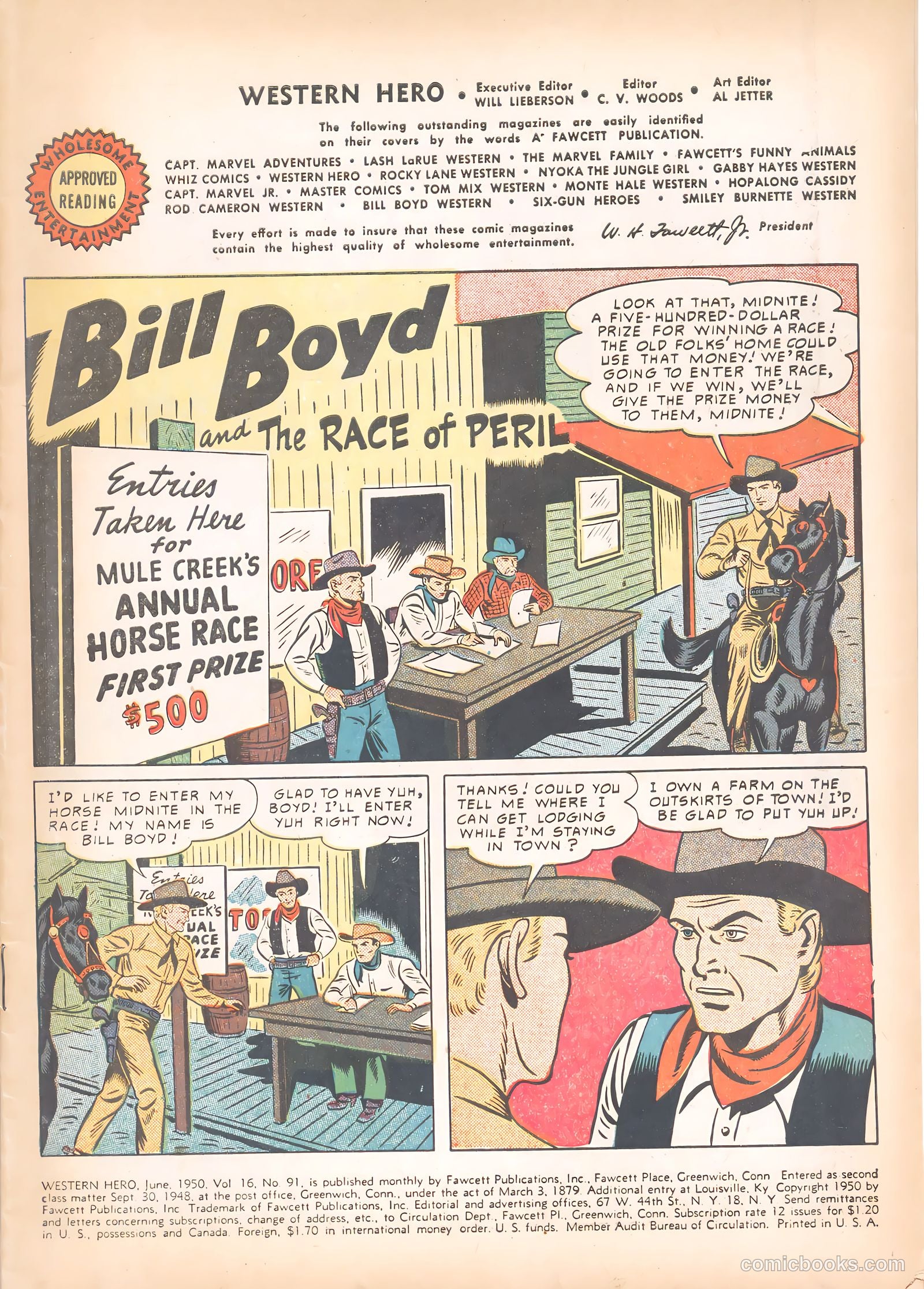 Western Hero #91 (1950) — page 3 of 36