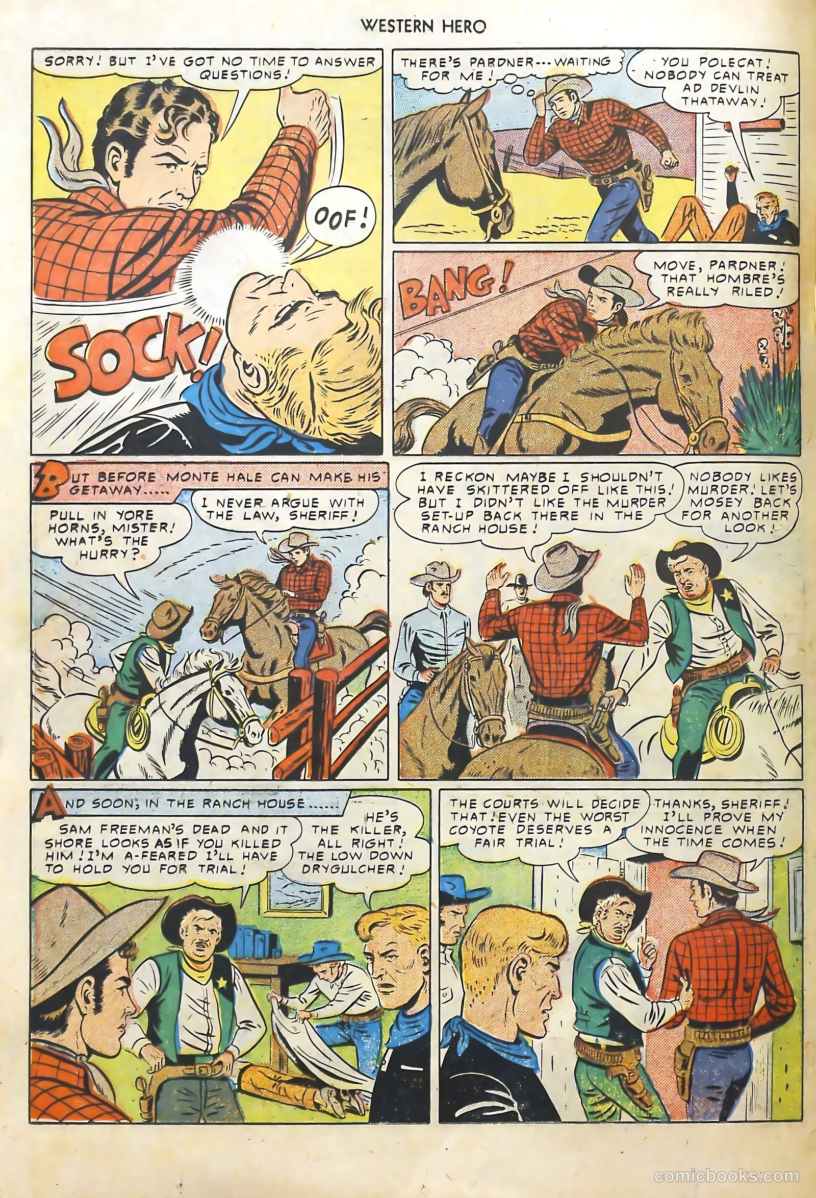 Western Hero #93 (1950) — page 28 of 52