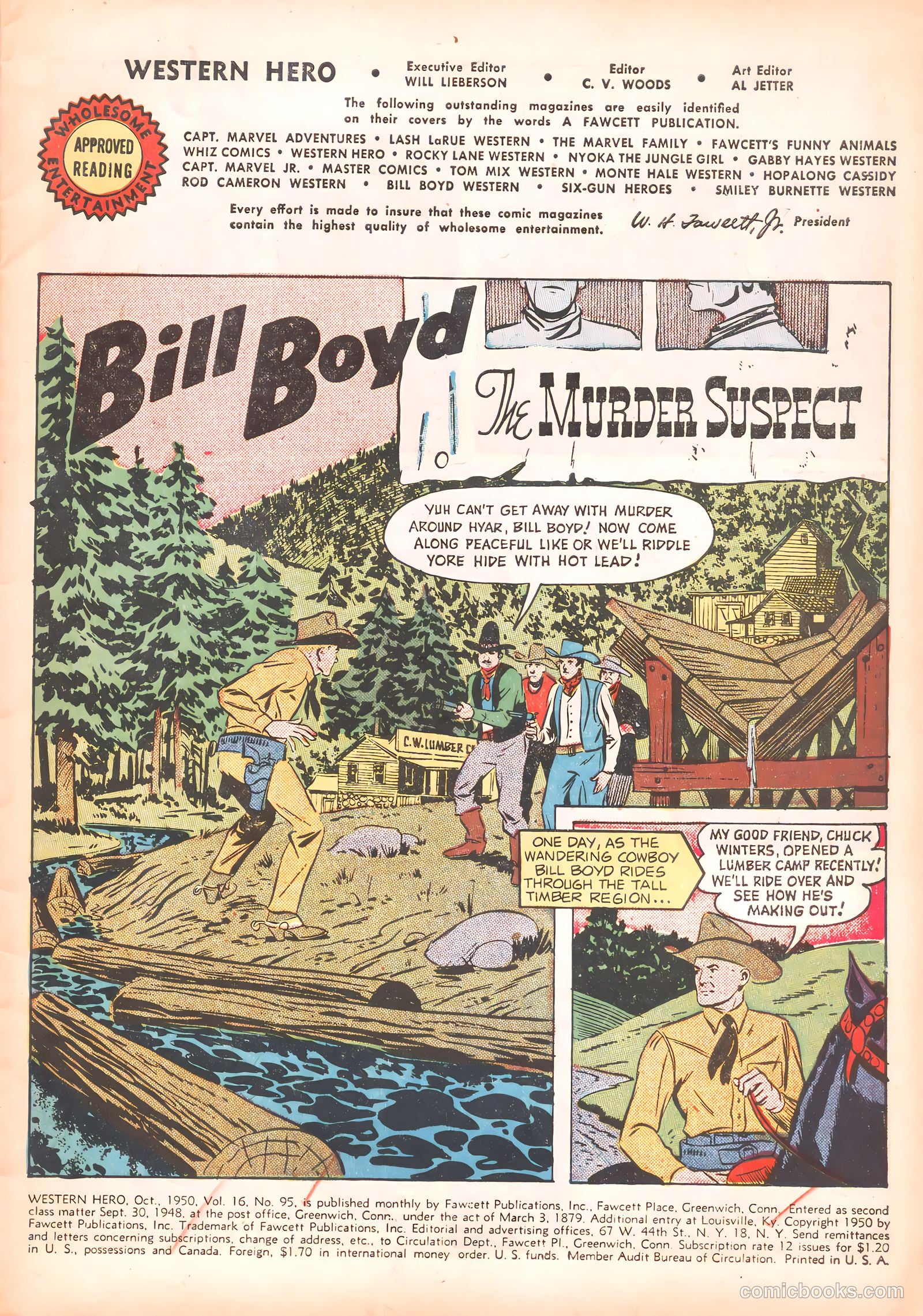 Western Hero #95 (1950) — page 3 of 36