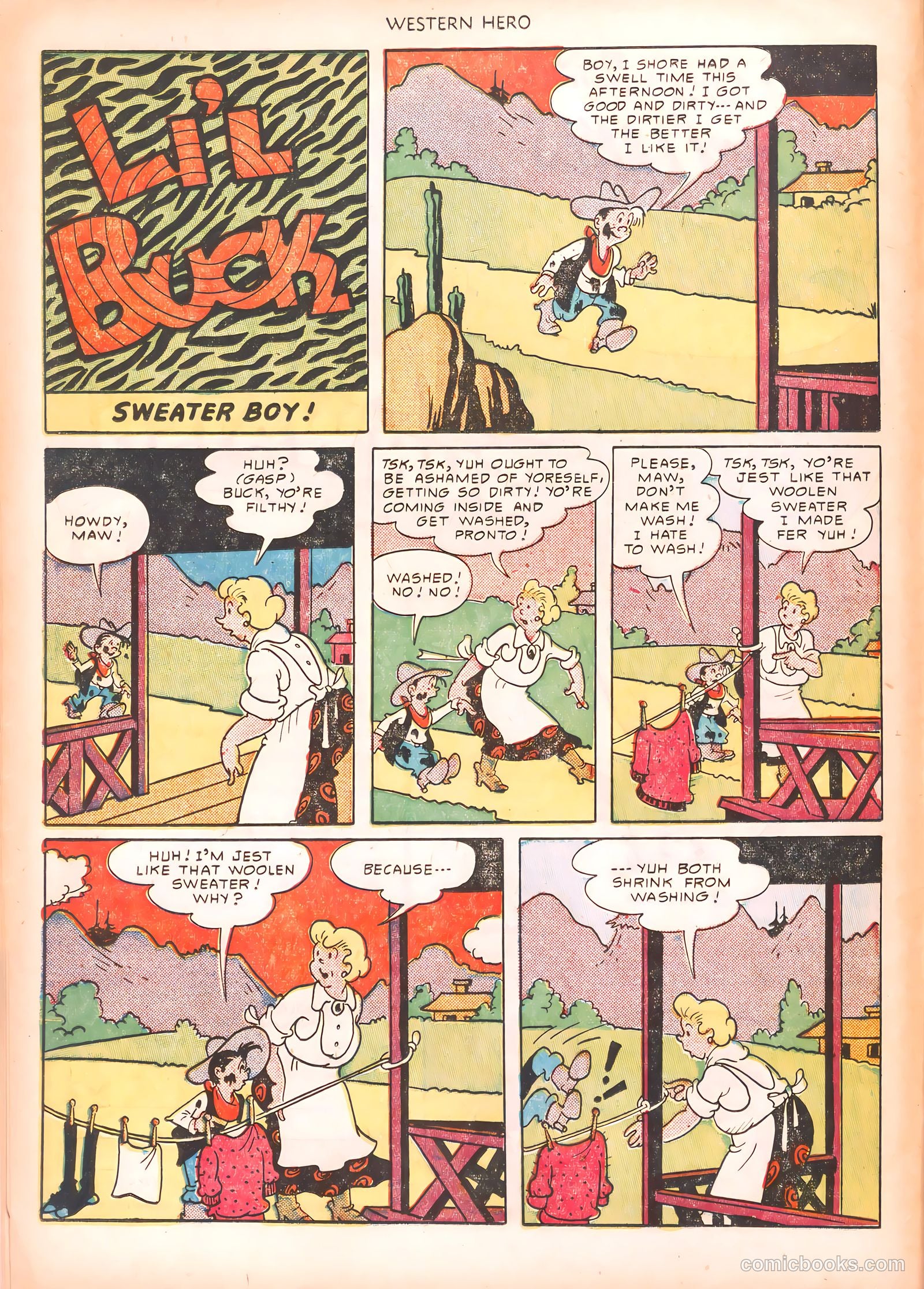 Western Hero #95 (1950) — page 16 of 36