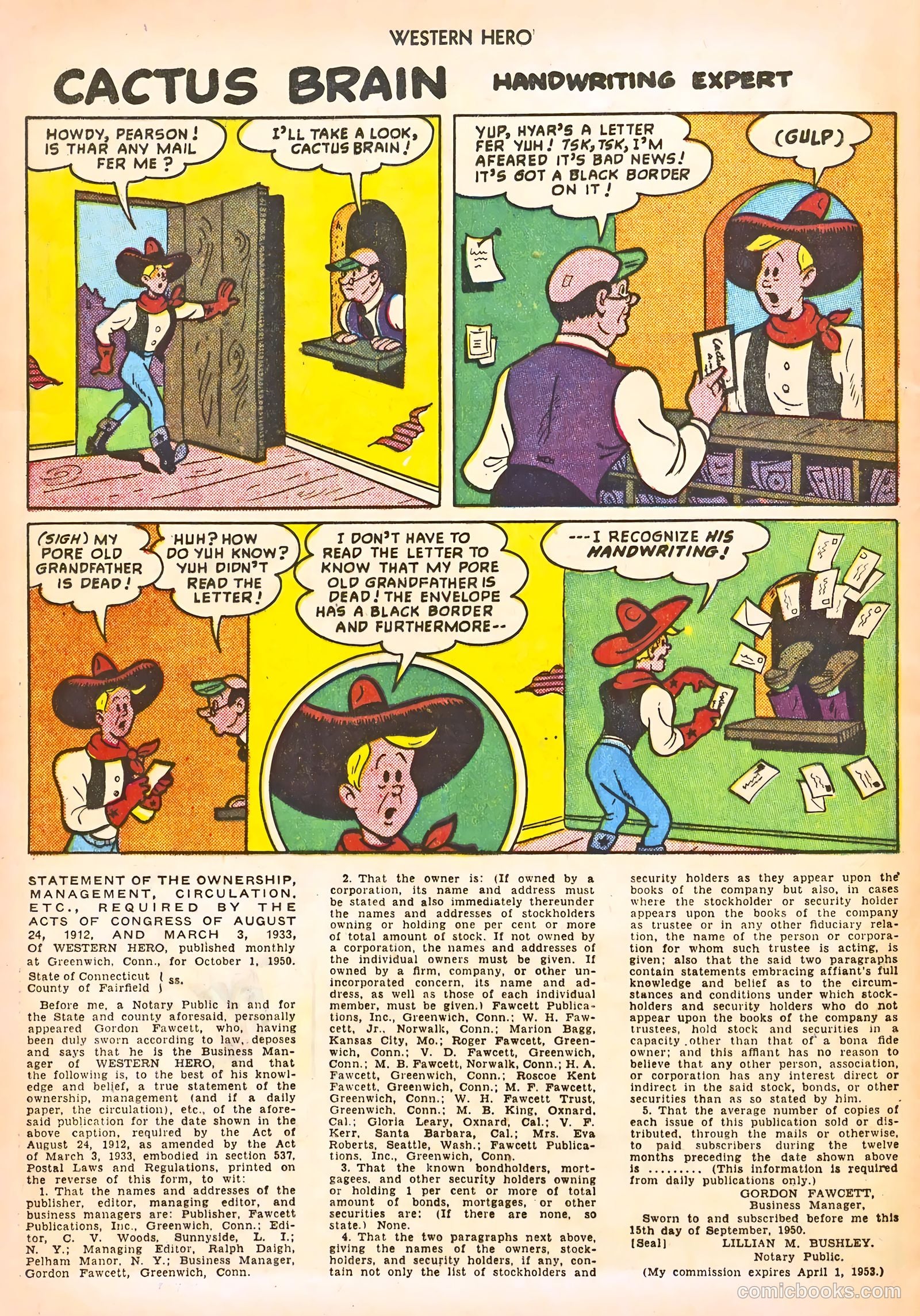 Western Hero #98 (1950) — page 40 of 52