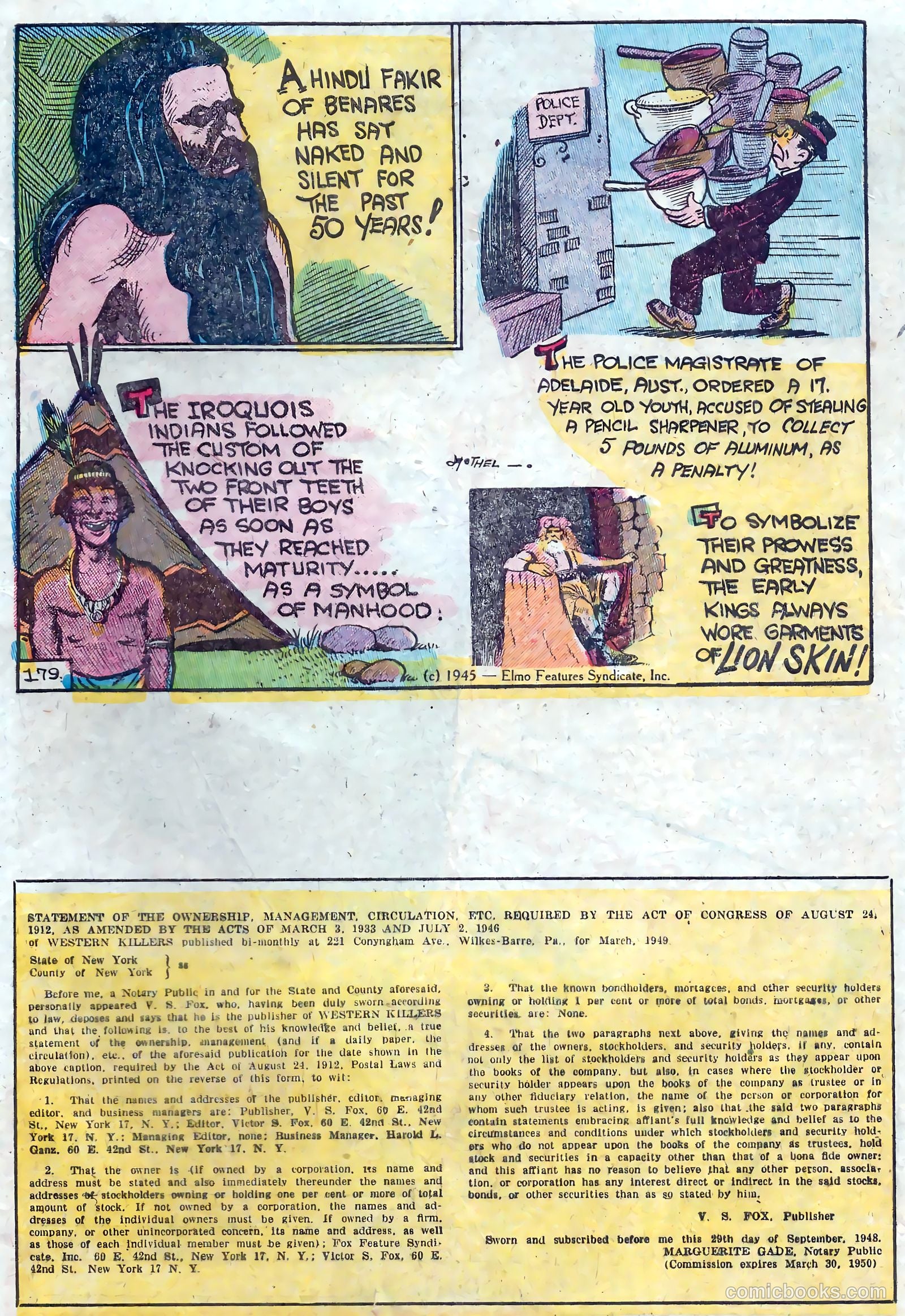 Western Killers #63 (1949) — page 33 of 36