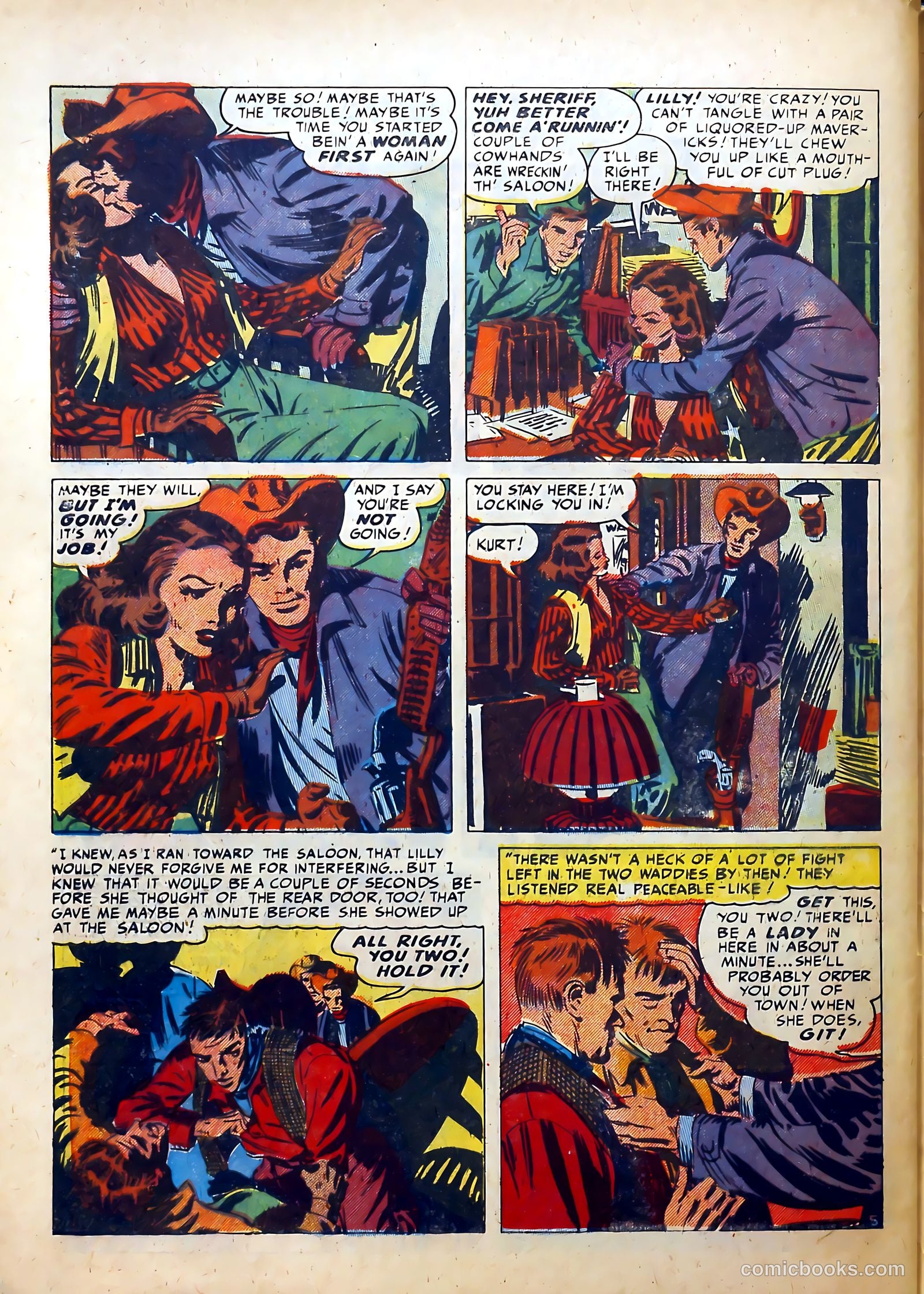 Western Library #5 (1950) — page 45 of 54