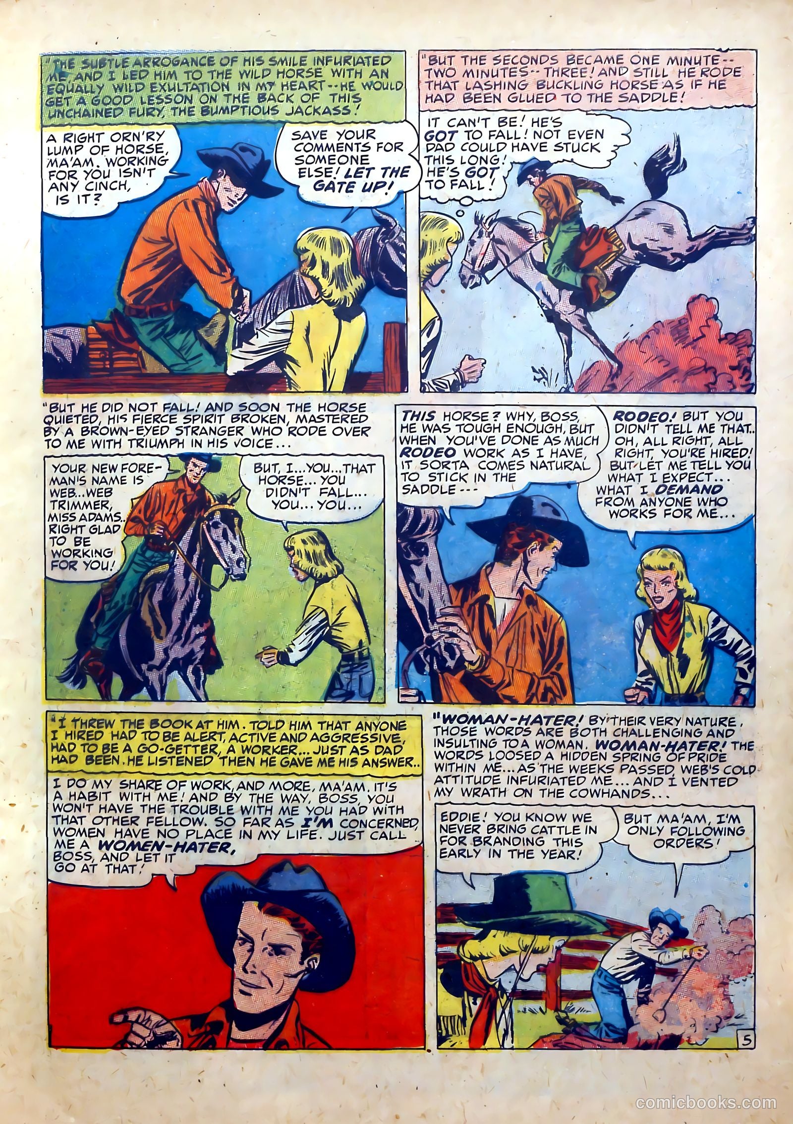 Western Love #1 (1949) — page 7 of 52