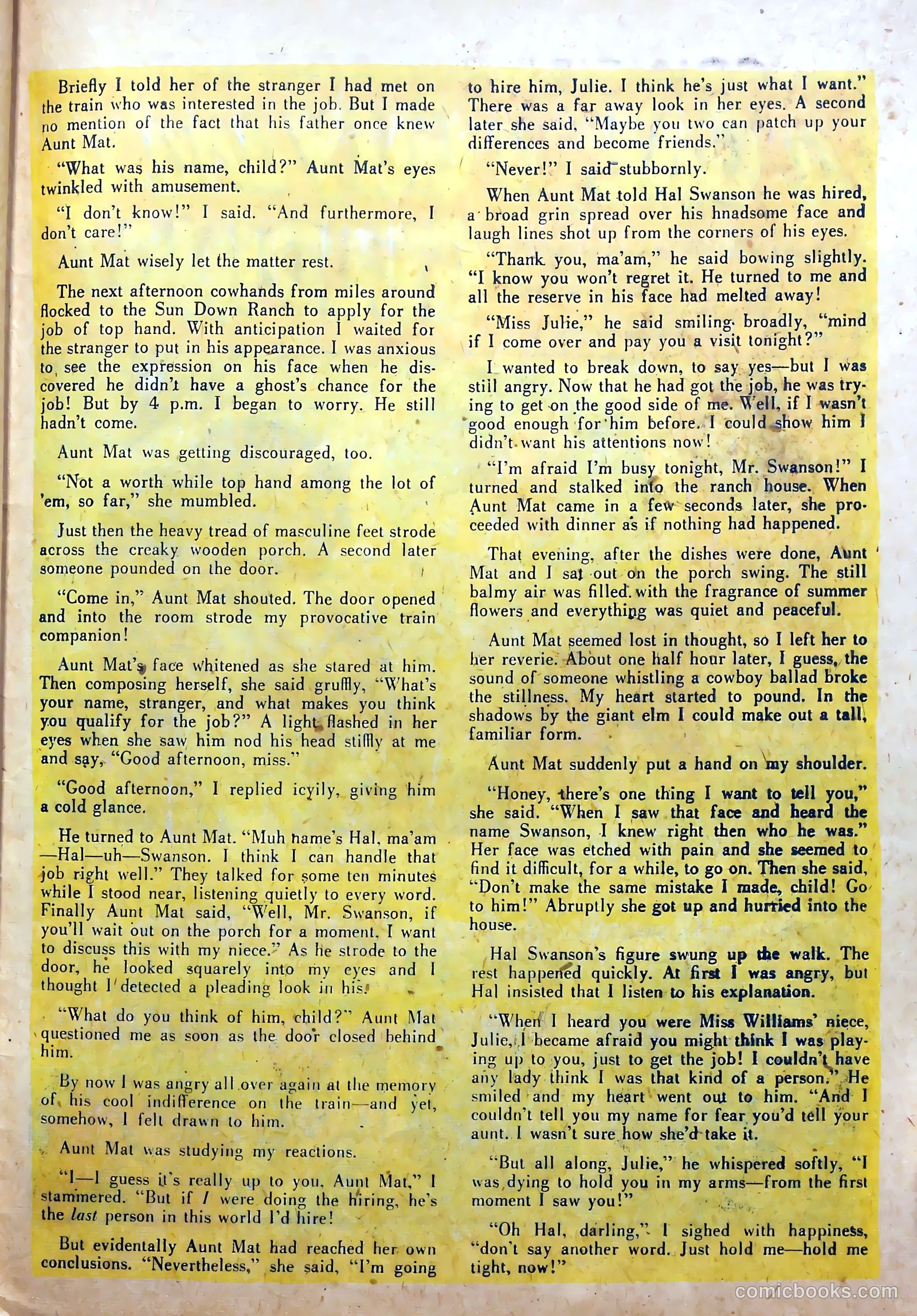 Western Love #1 (1949) — page 39 of 52