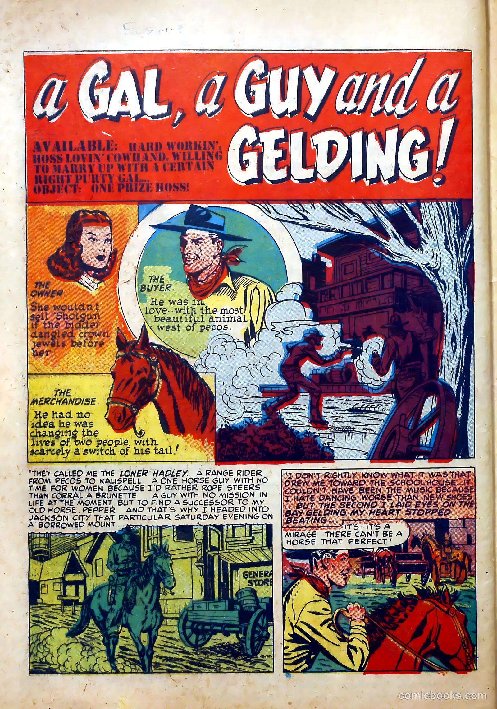 Western Love #1 (1949) — page 40 of 52