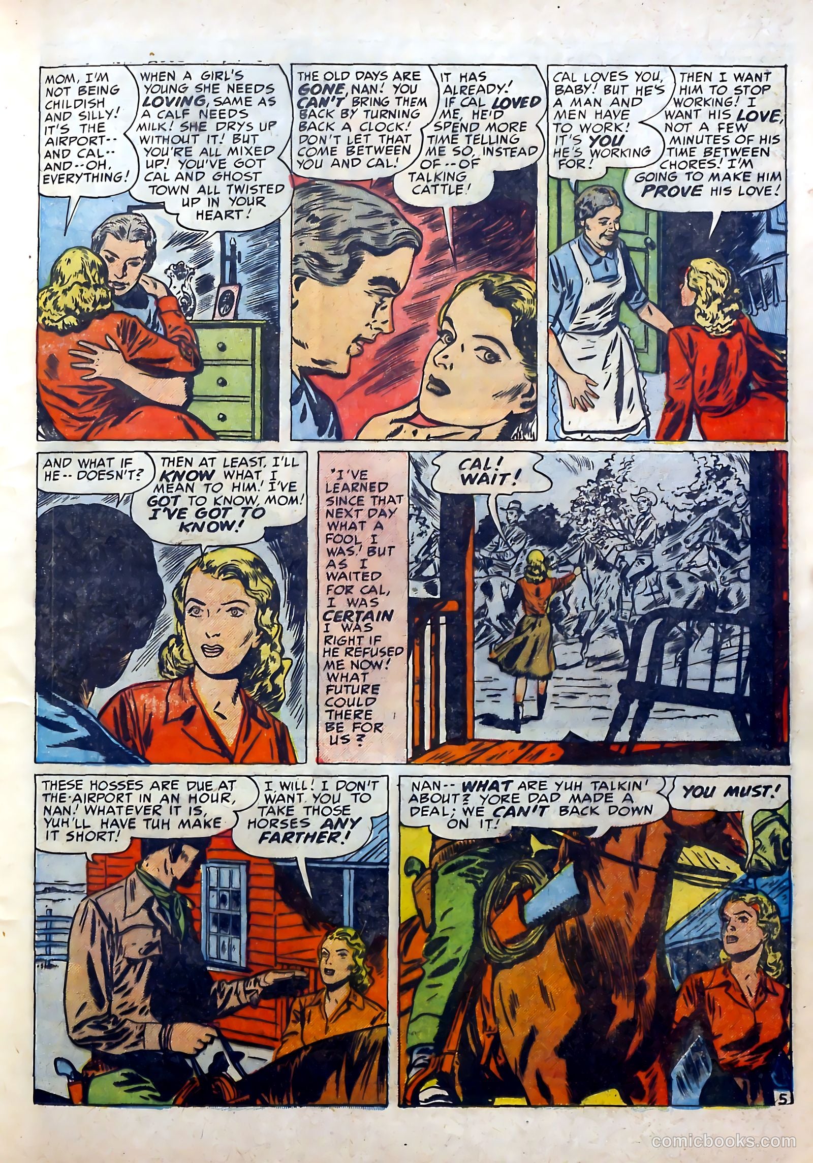 Western Love #4 (1950) — page 7 of 52