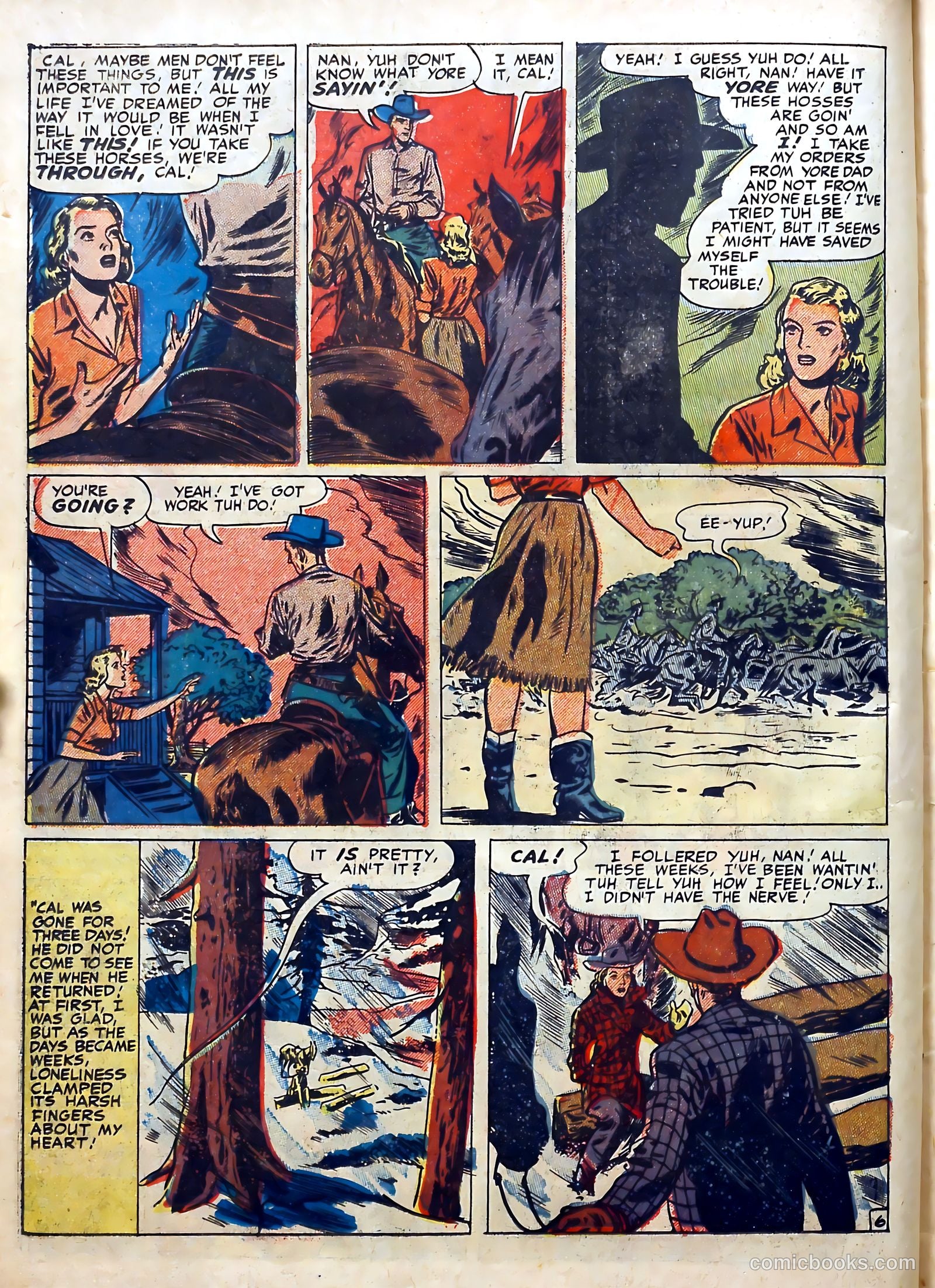 Western Love #4 (1950) — page 8 of 52