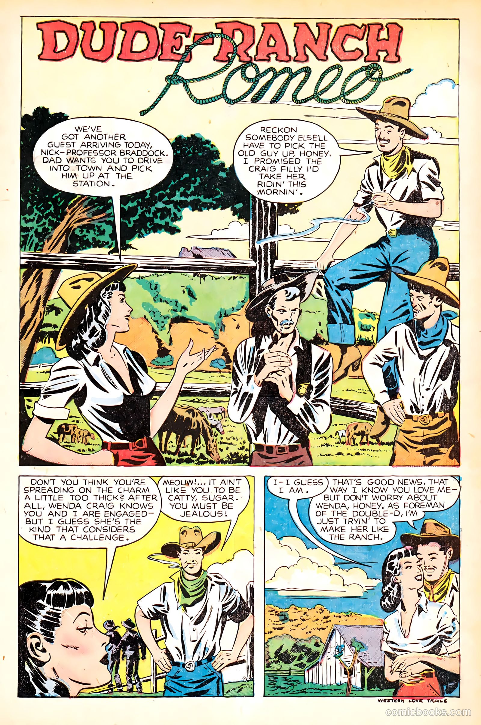 Western Love Trails #7 (1949) — page 3 of 36