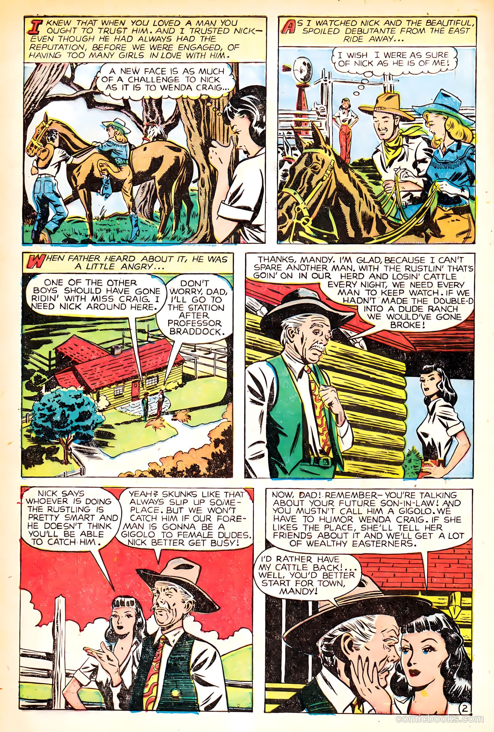 Western Love Trails #7 (1949) — page 4 of 36