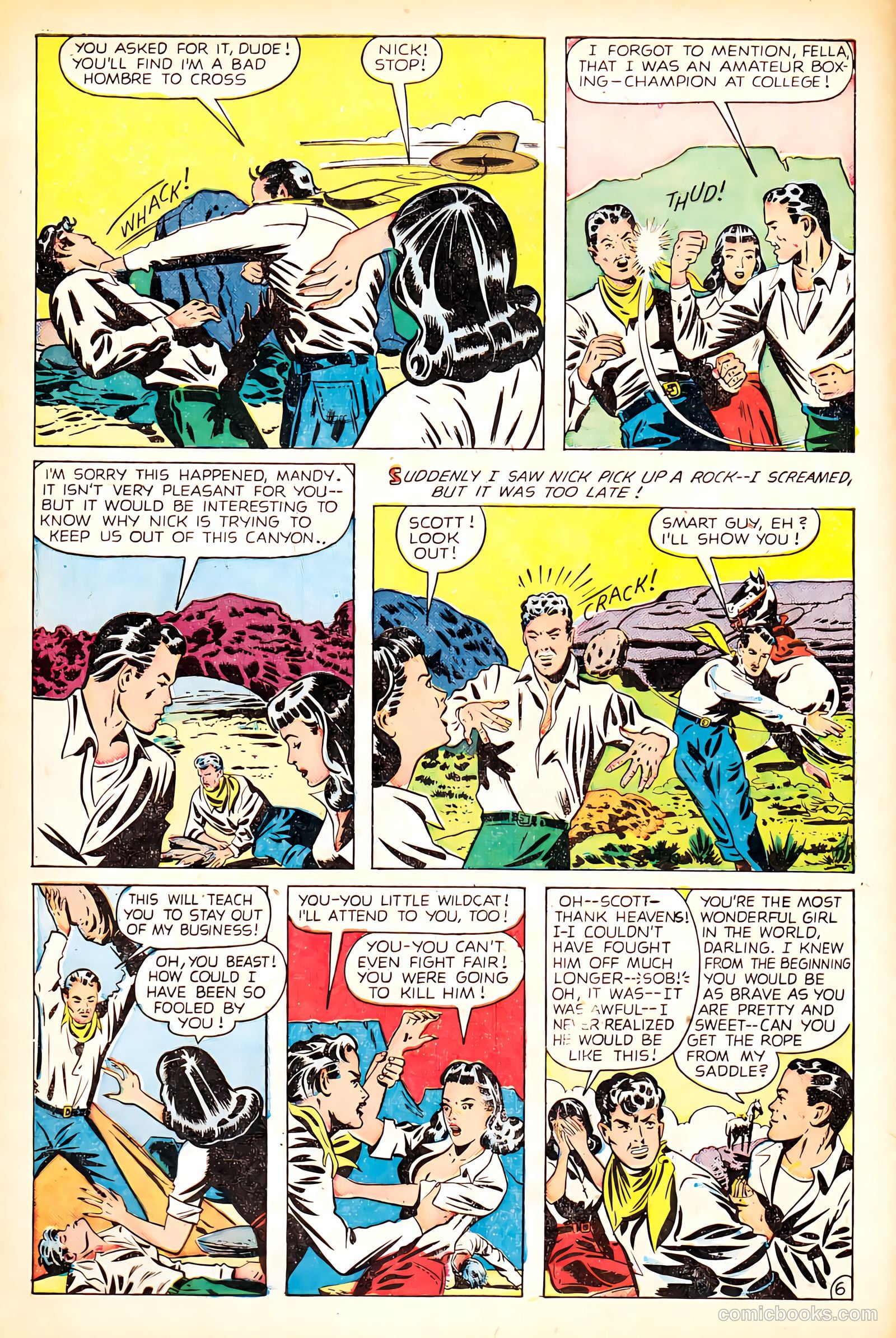 Western Love Trails #7 (1949) — page 8 of 36