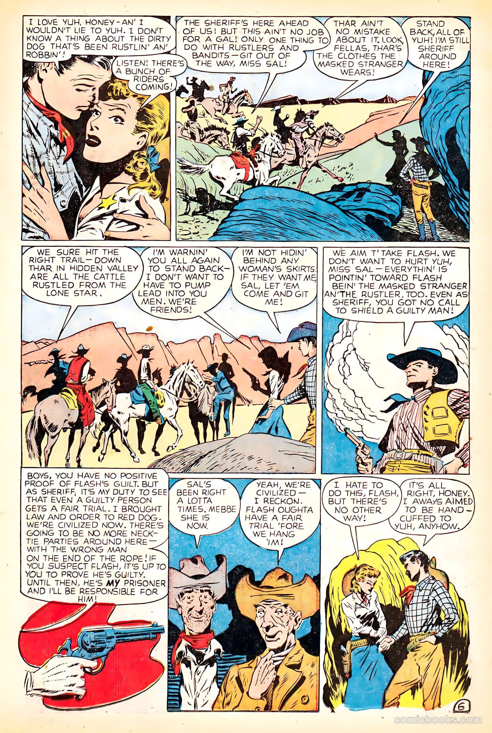 Western Love Trails #7 (1949) — page 15 of 36
