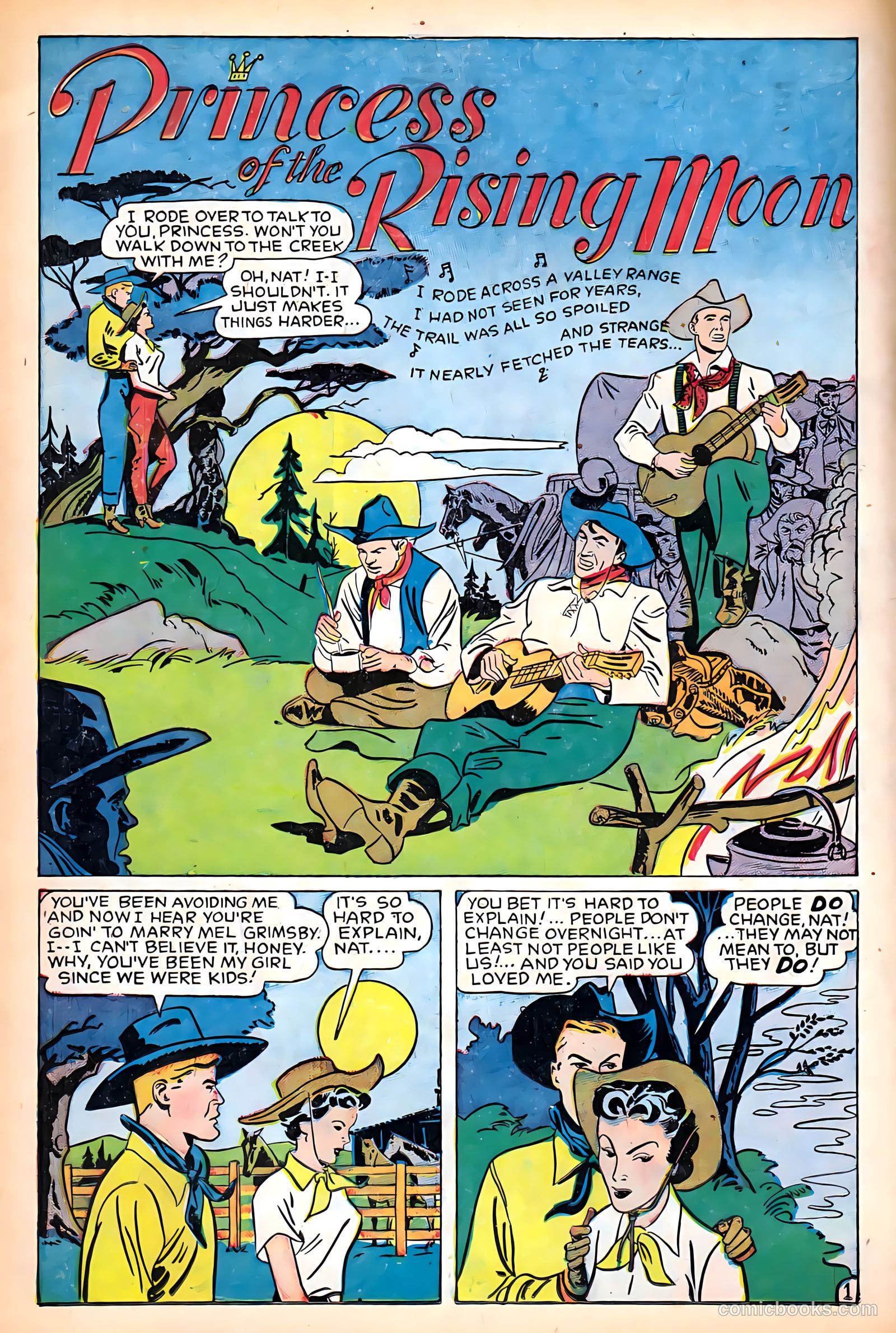Western Love Trails #7 (1949) — page 18 of 36