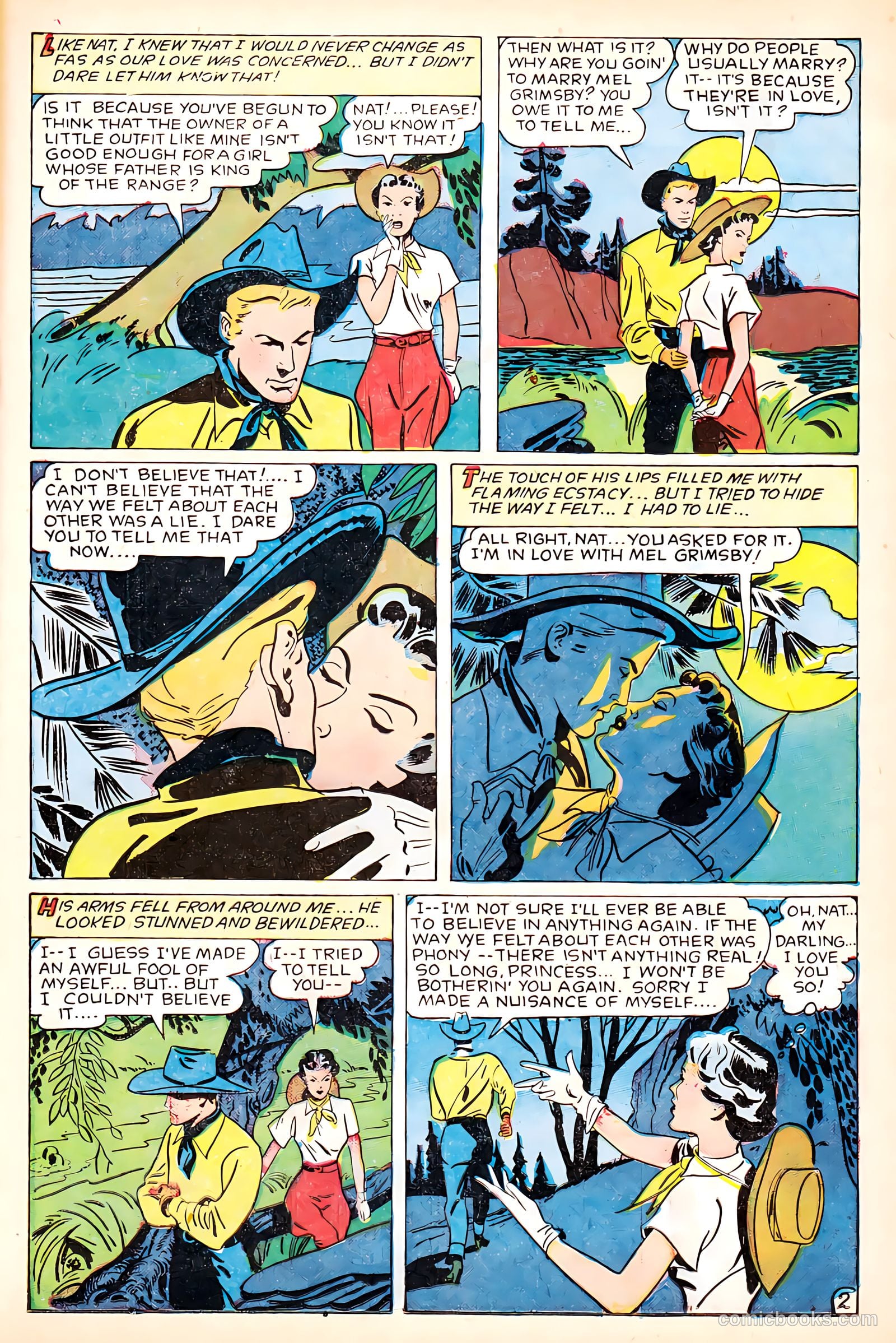 Western Love Trails #7 (1949) — page 19 of 36