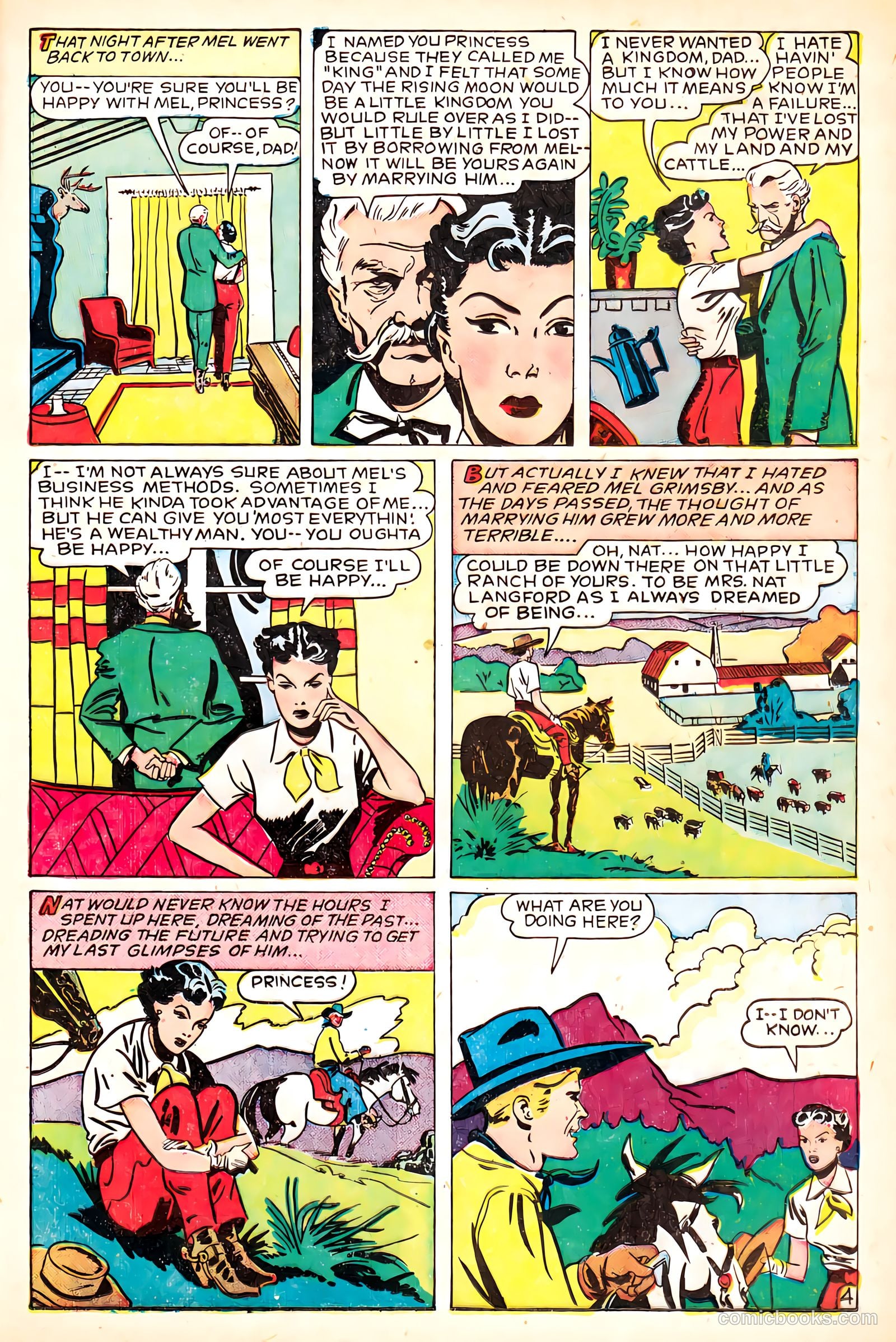 Western Love Trails #7 (1949) — page 21 of 36