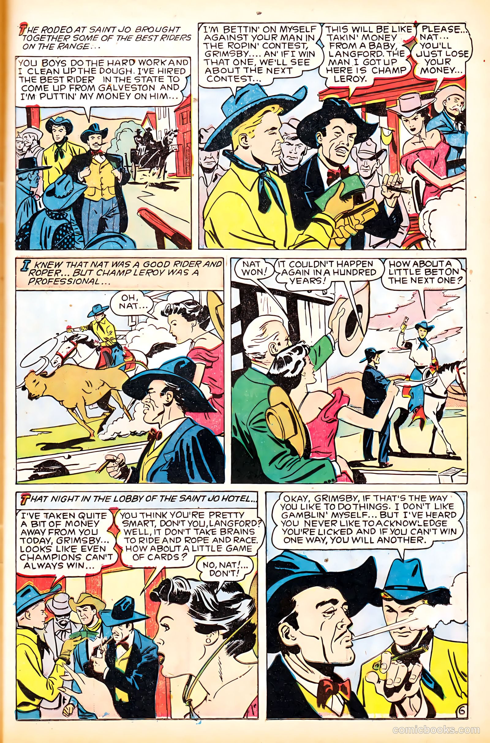 Western Love Trails #7 (1949) — page 23 of 36