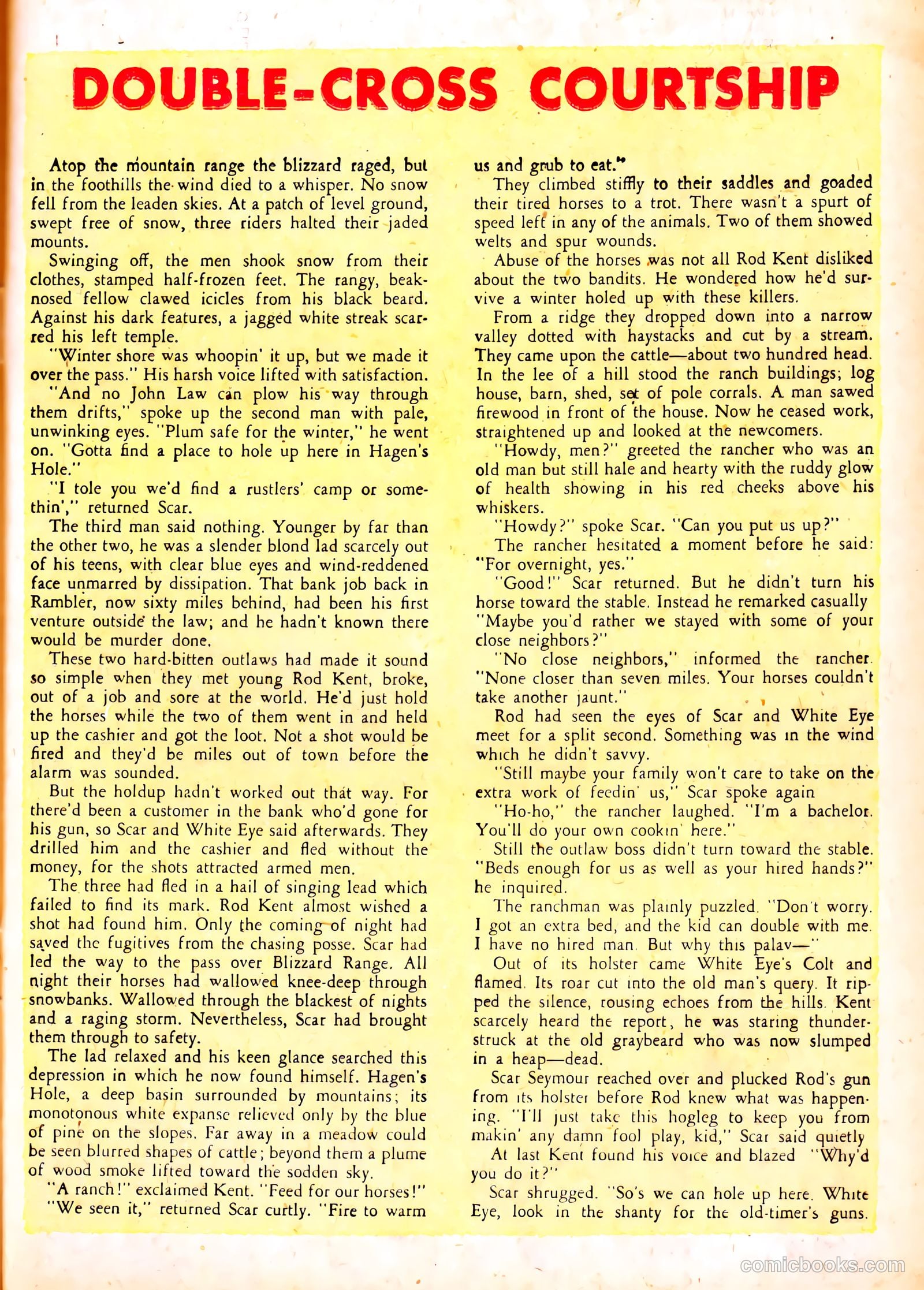 Western Love Trails #7 (1949) — page 25 of 36