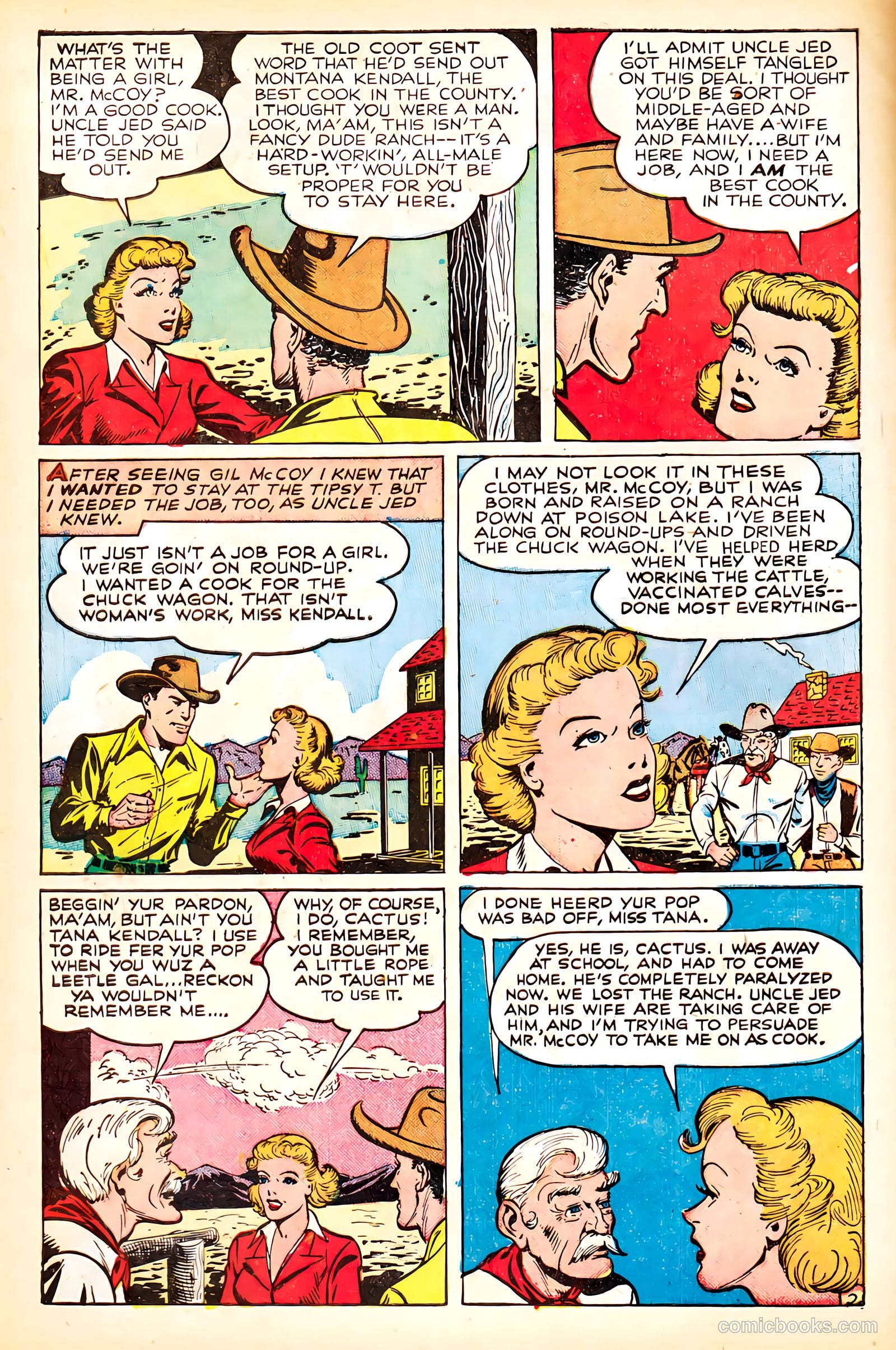 Western Love Trails #7 (1949) — page 28 of 36