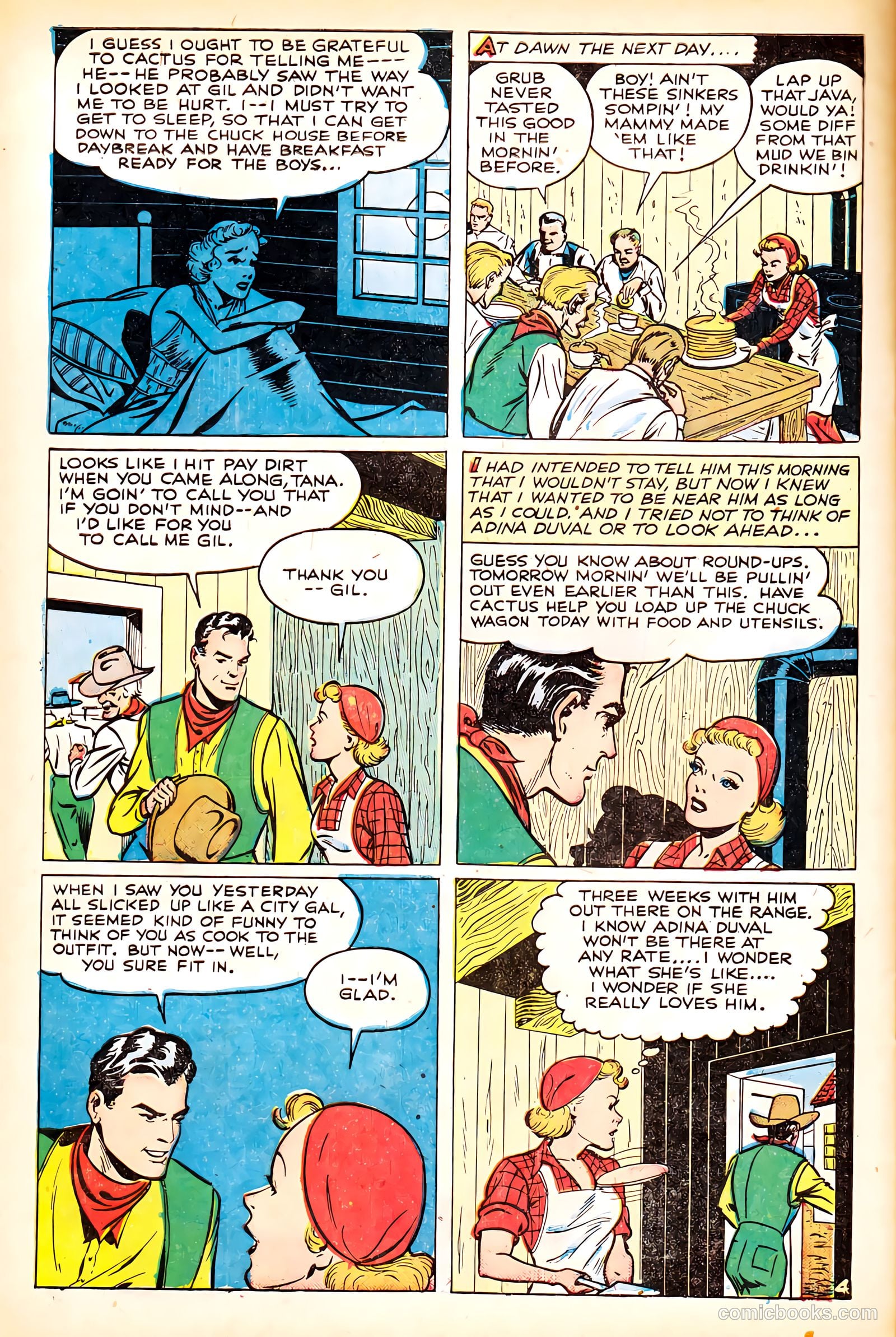 Western Love Trails #7 (1949) — page 30 of 36