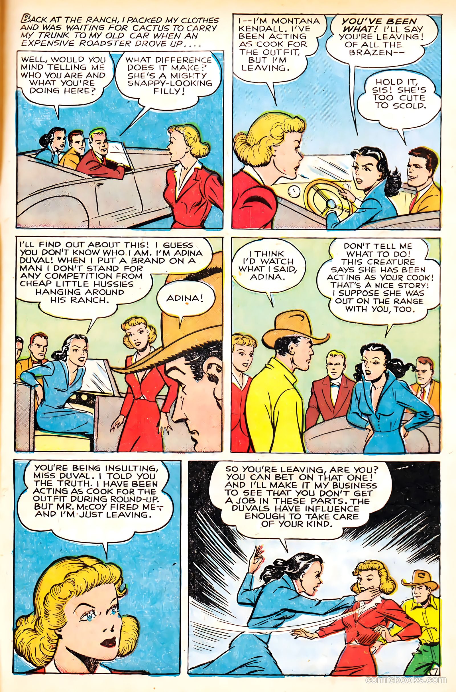 Western Love Trails #7 (1949) — page 33 of 36