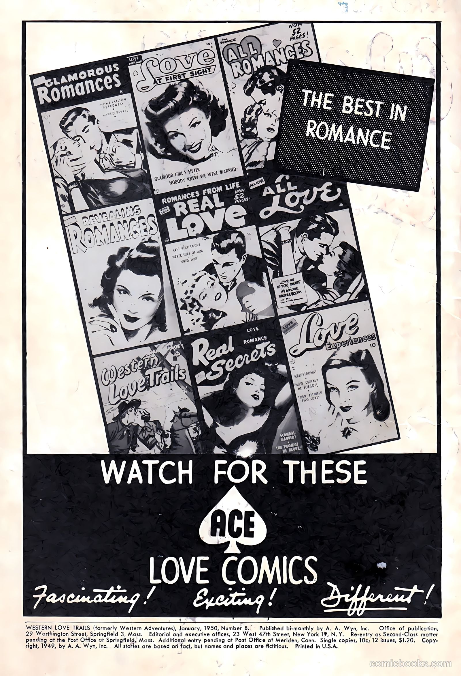 Western Love Trails #8 (1950) — page 2 of 36