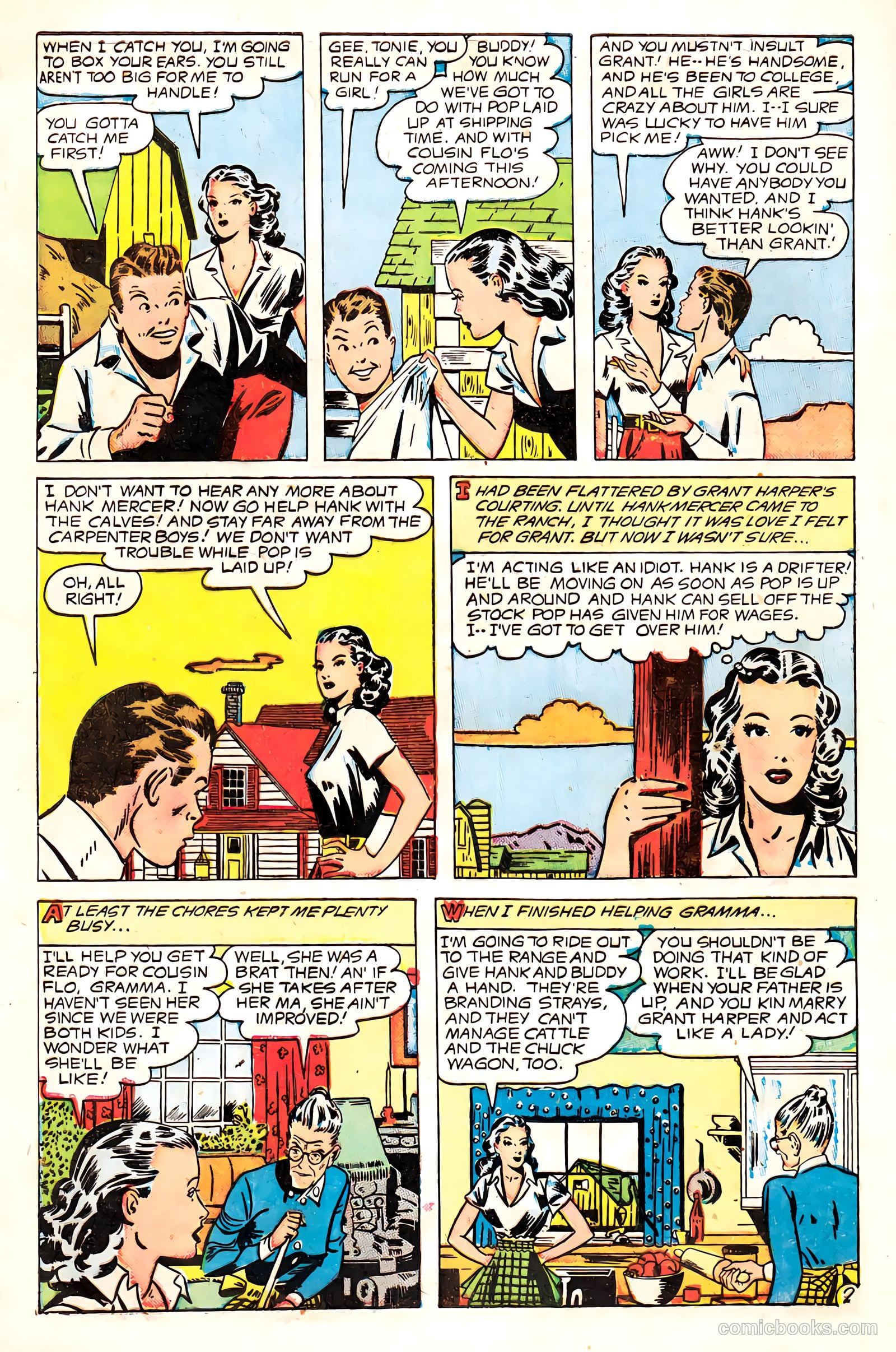Western Love Trails #8 (1950) — page 4 of 36