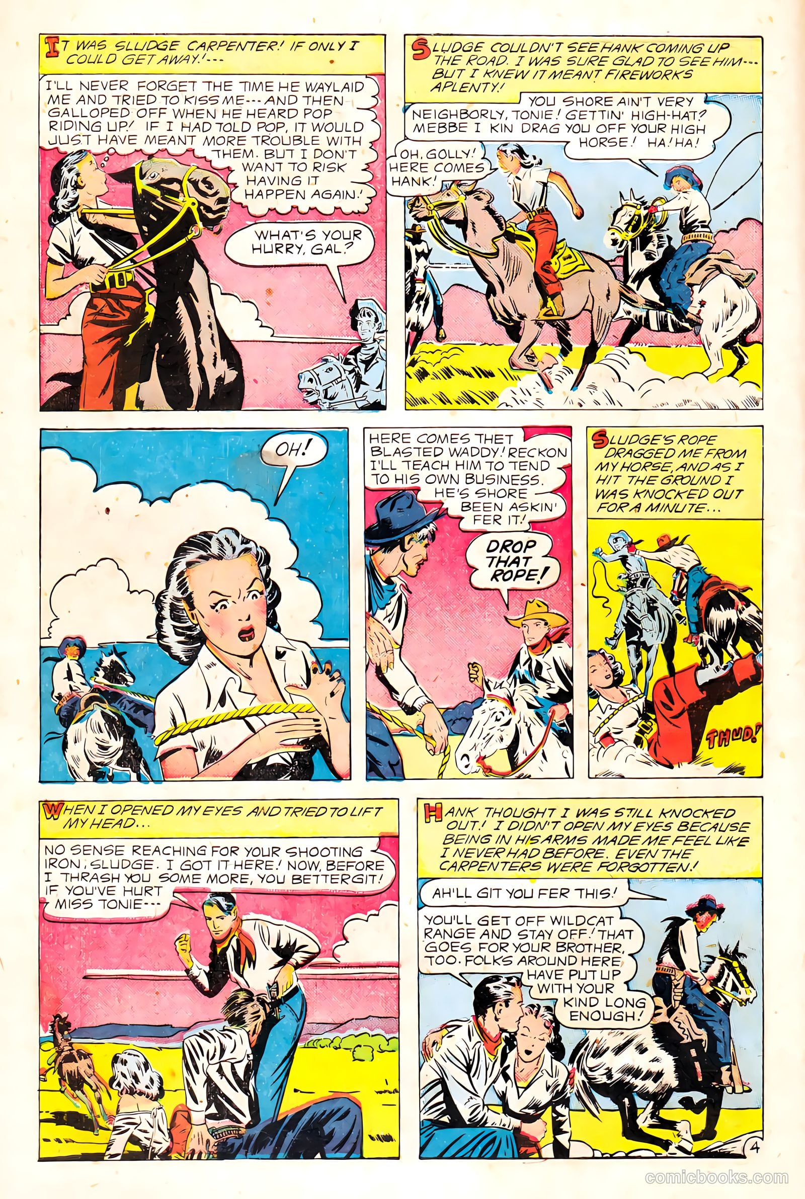 Western Love Trails #8 (1950) — page 6 of 36