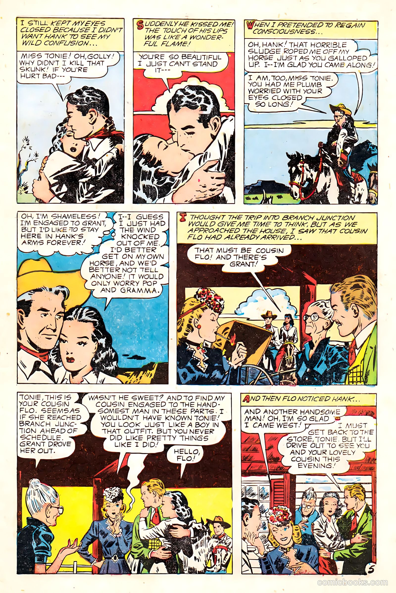 Western Love Trails #8 (1950) — page 7 of 36
