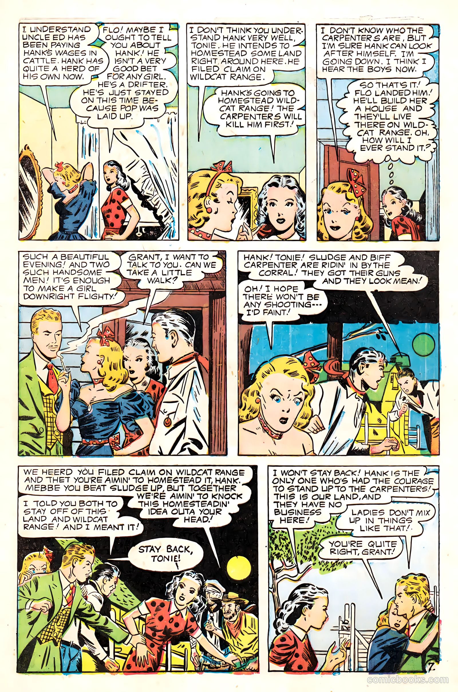 Western Love Trails #8 (1950) — page 9 of 36